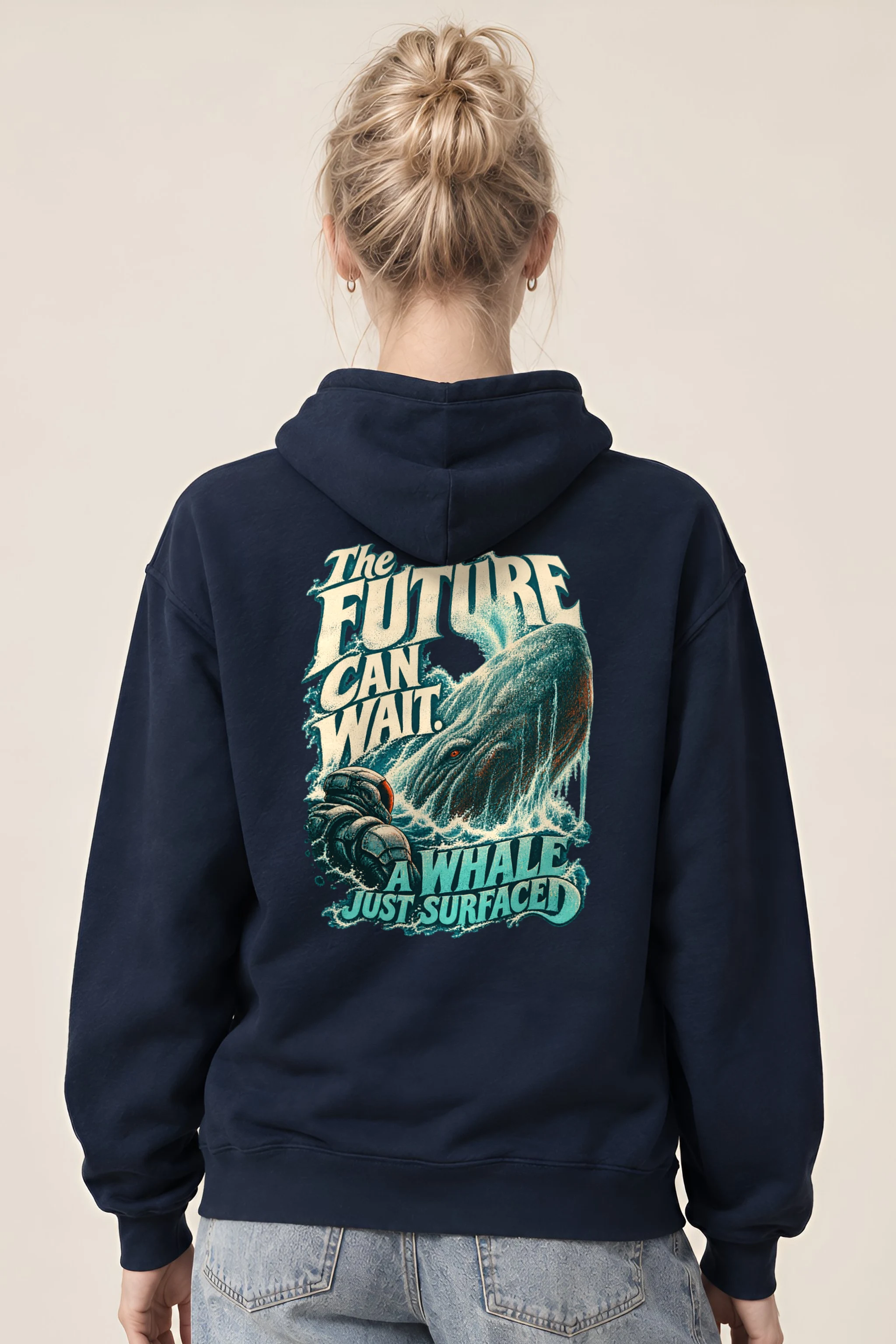 "The Future Can Wait" Heavy Blend Unisex Pullover Hoodie