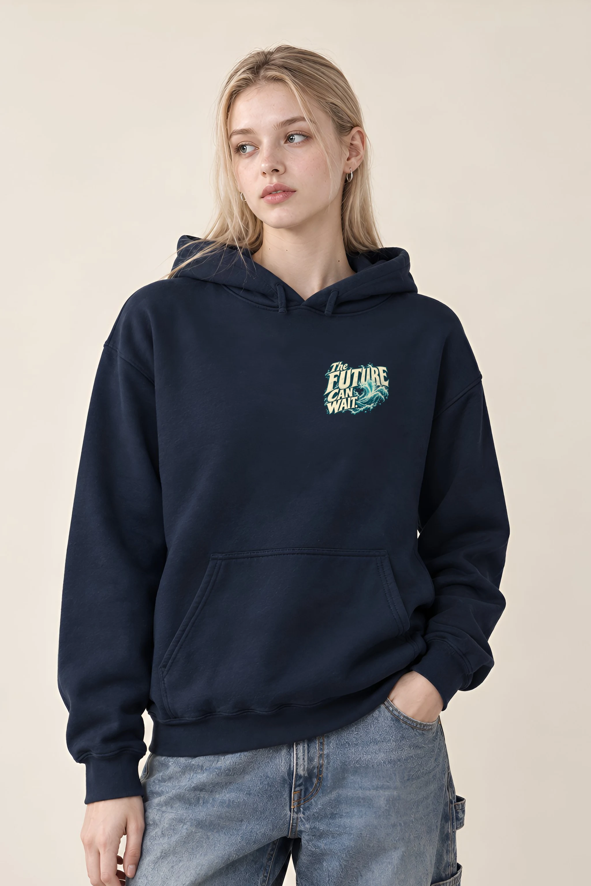 "The Future Can Wait" Heavy Blend Unisex Pullover Hoodie