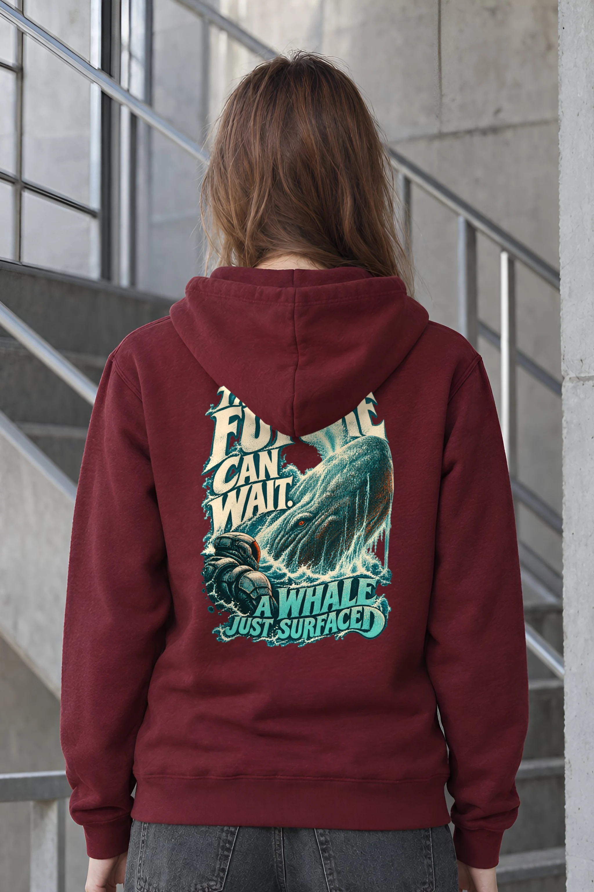 "The Future Can Wait" Heavy Blend Unisex Pullover Hoodie