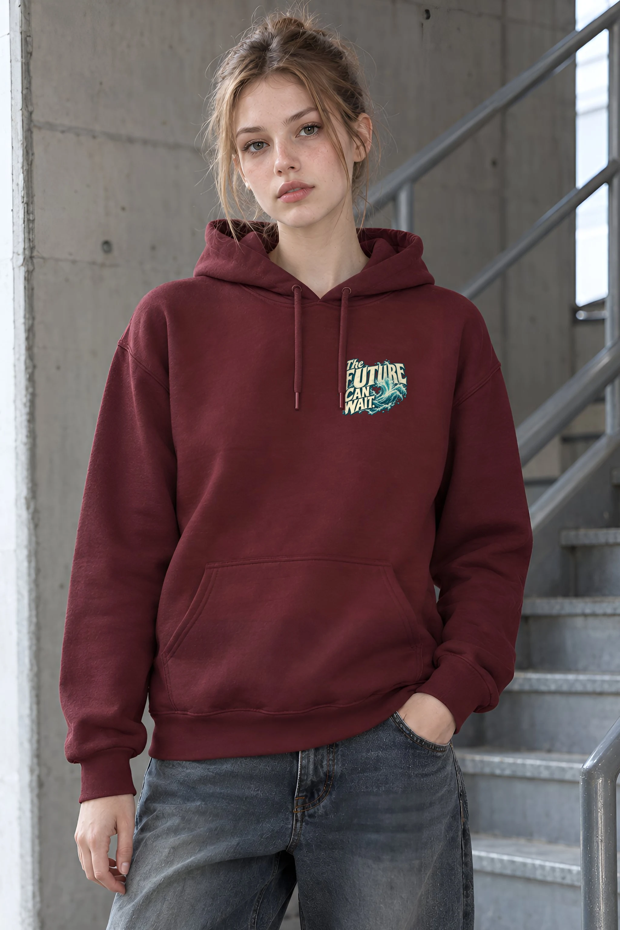 "The Future Can Wait" Heavy Blend Unisex Pullover Hoodie