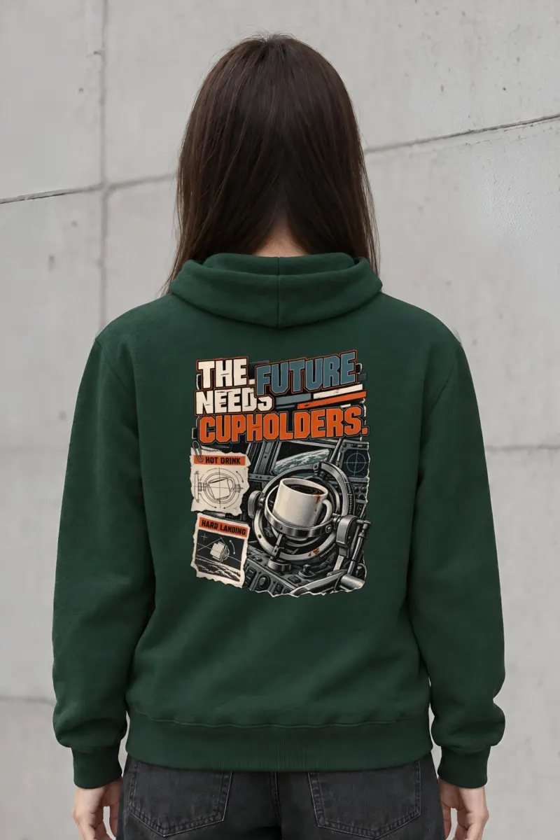 "The Future Needs Cupholders" Heavy Blend Unisex Pullover Hoodie