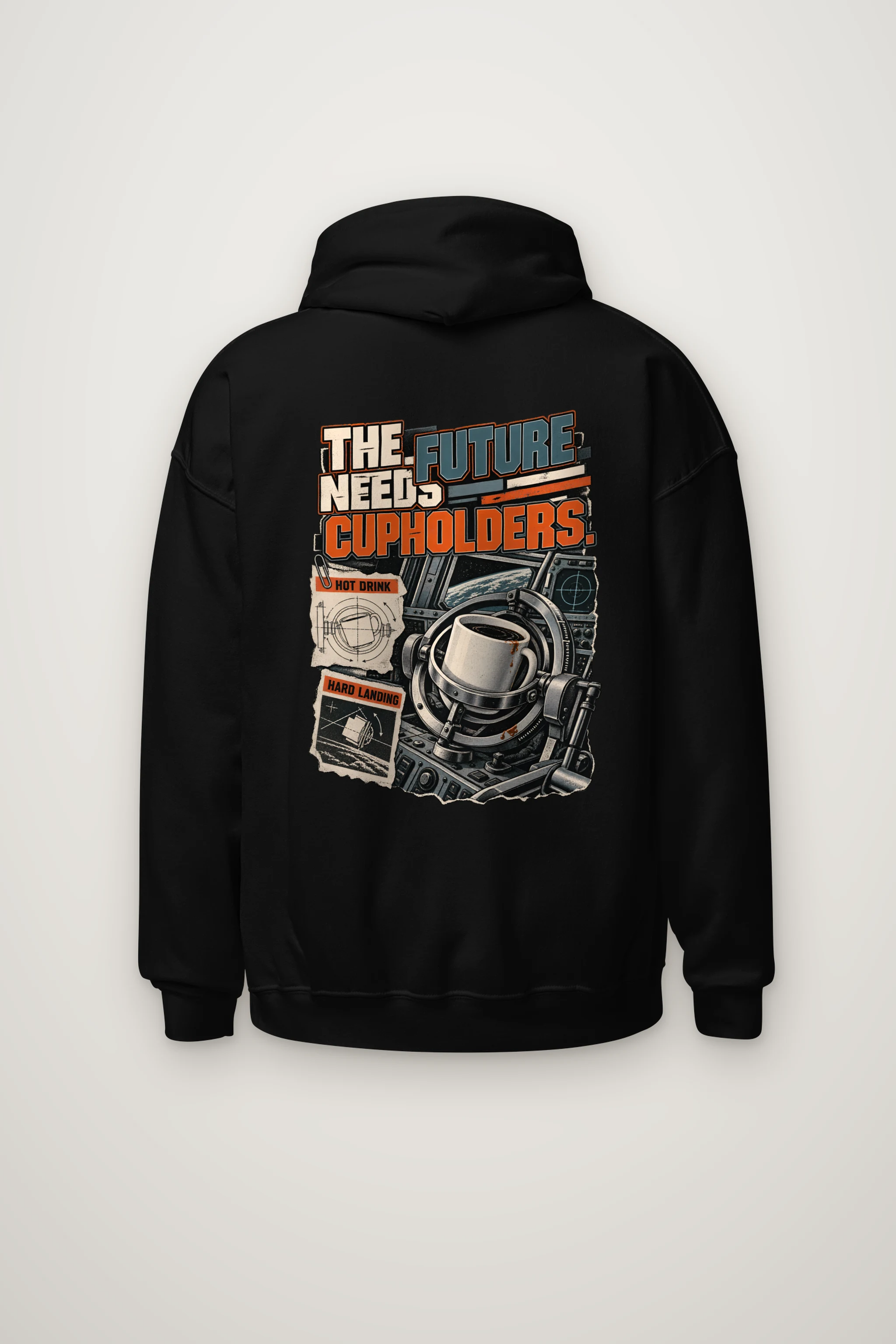 "The Future Needs Cupholders" Heavy Blend Unisex Pullover Hoodie
