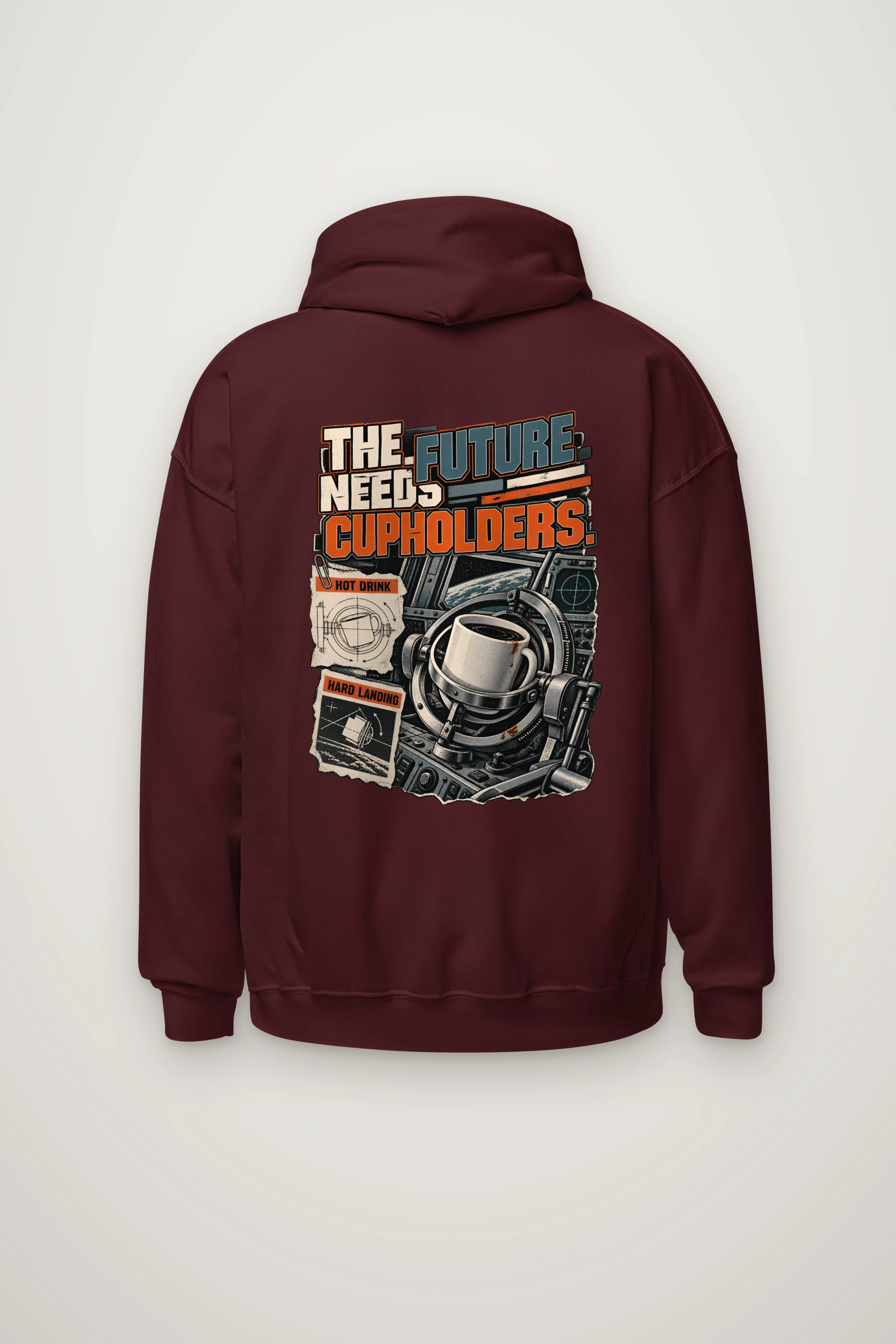 "The Future Needs Cupholders" Heavy Blend Unisex Pullover Hoodie