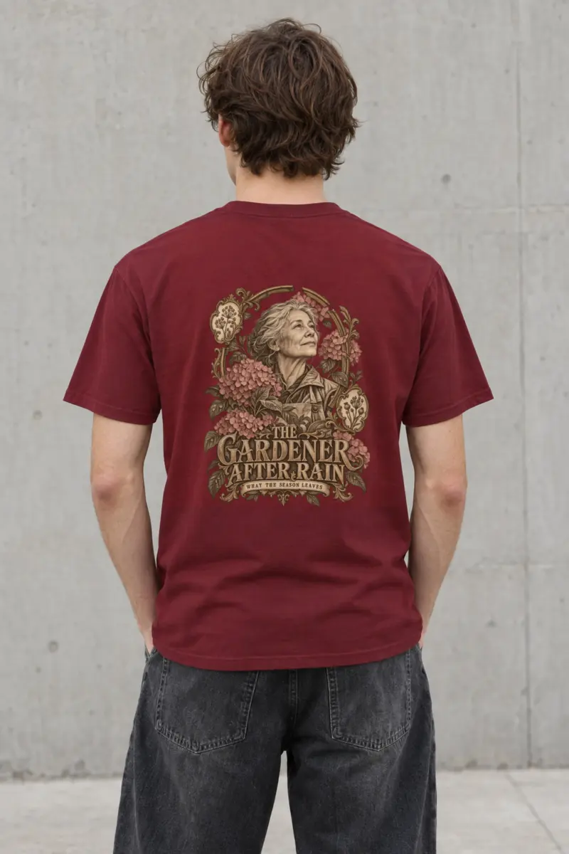“THE GARDENER AFTER RAIN” Heavyweight Unisex Crewneck T-shirt