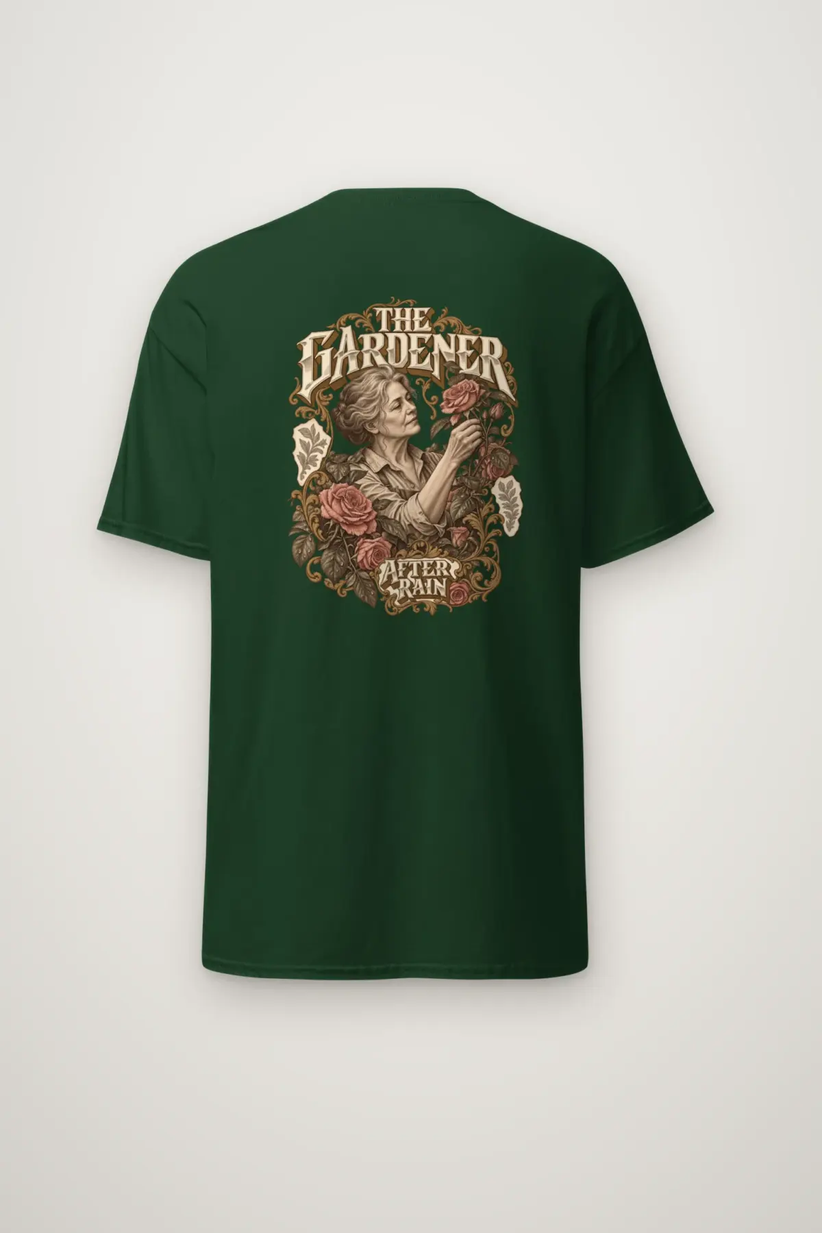 "THE GARDENER AFTER RAIN" Heavyweight Unisex Crewneck T-shirt