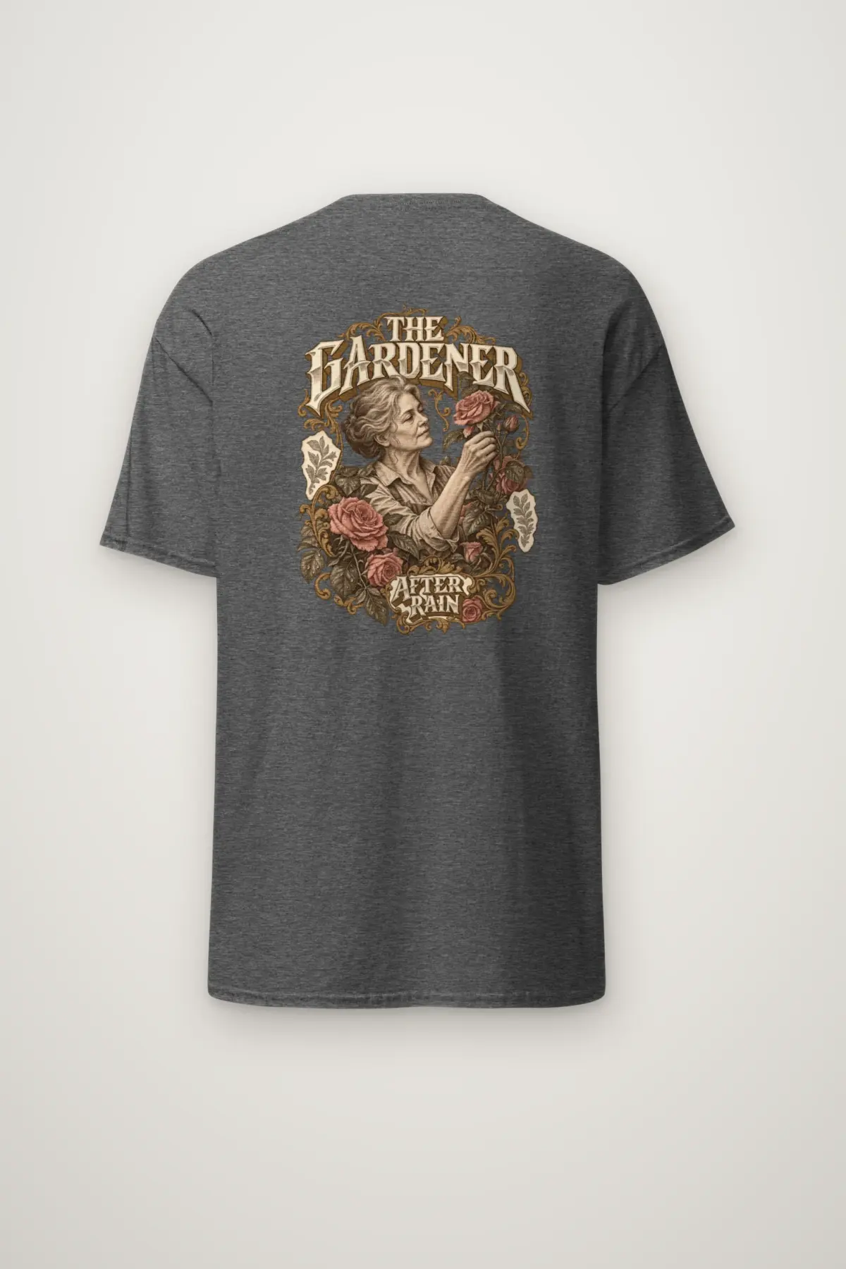"THE GARDENER AFTER RAIN" Heavyweight Unisex Crewneck T-shirt