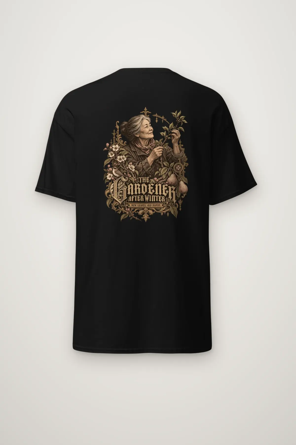 "The Gardener After Winter" Heavyweight Unisex Crewneck T-shirt