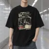 "The Glass Was Already Falling" Men's Oversized Heavyweight Crewneck T-Shirt