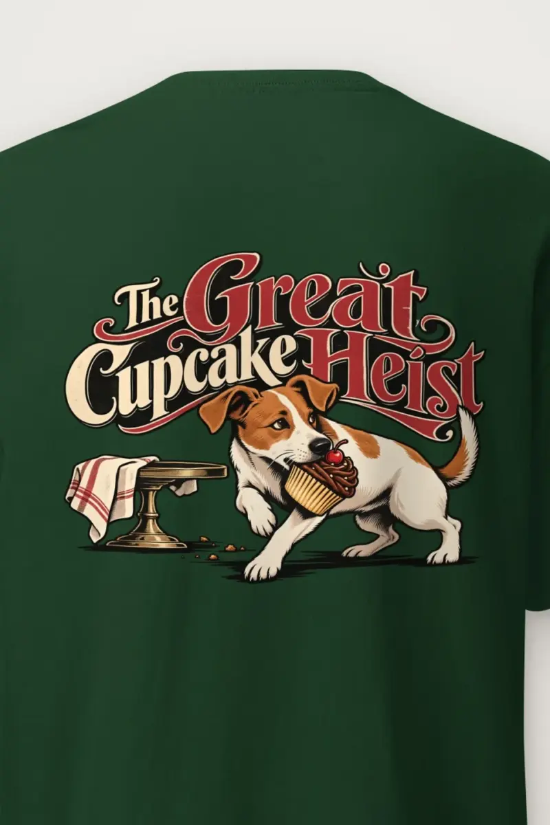 "The Great Cupcake Heist" Heavyweight Unisex Crewneck T-shirt