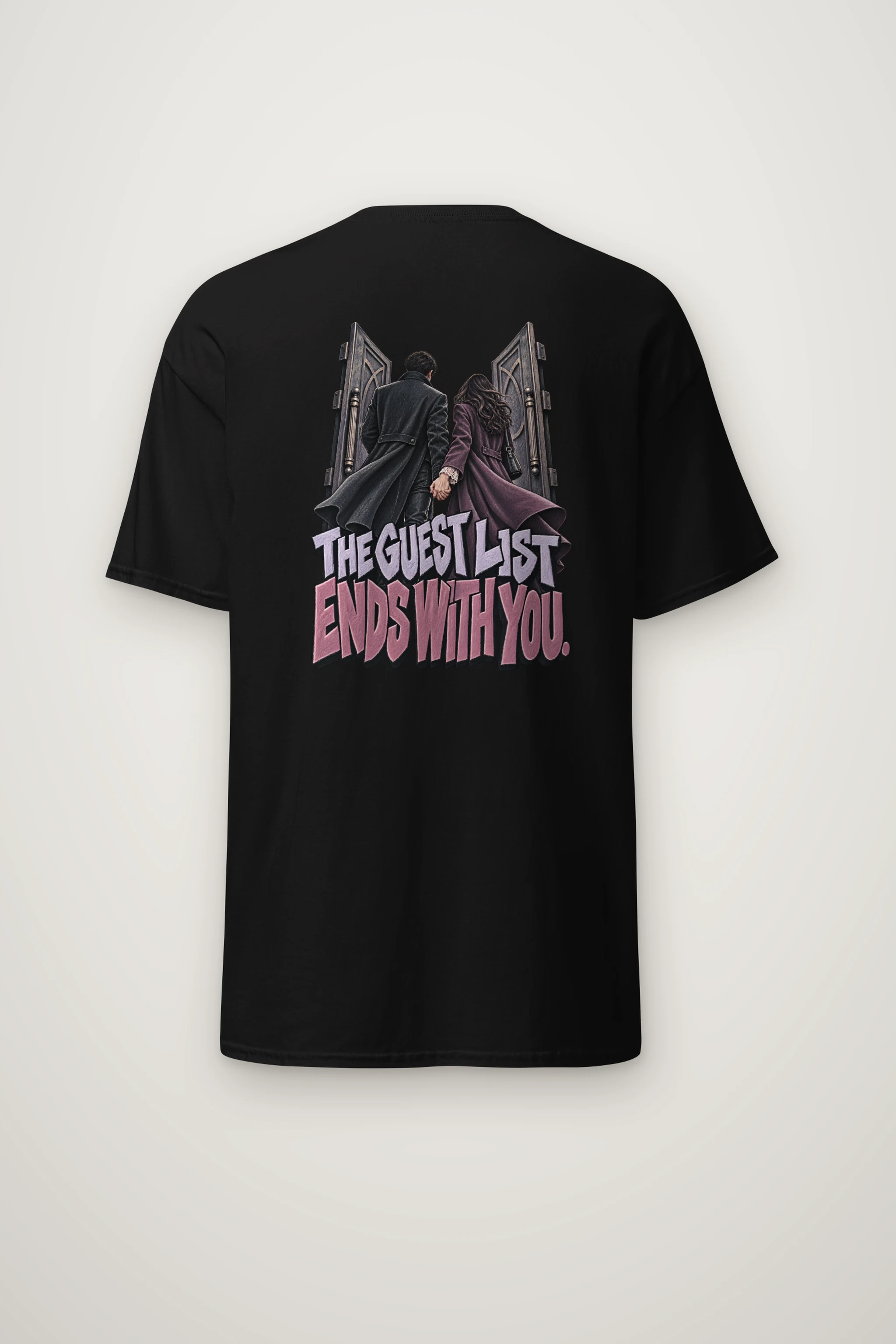 "The Guest List Ends With You" Heavyweight Unisex Crewneck T-shirt