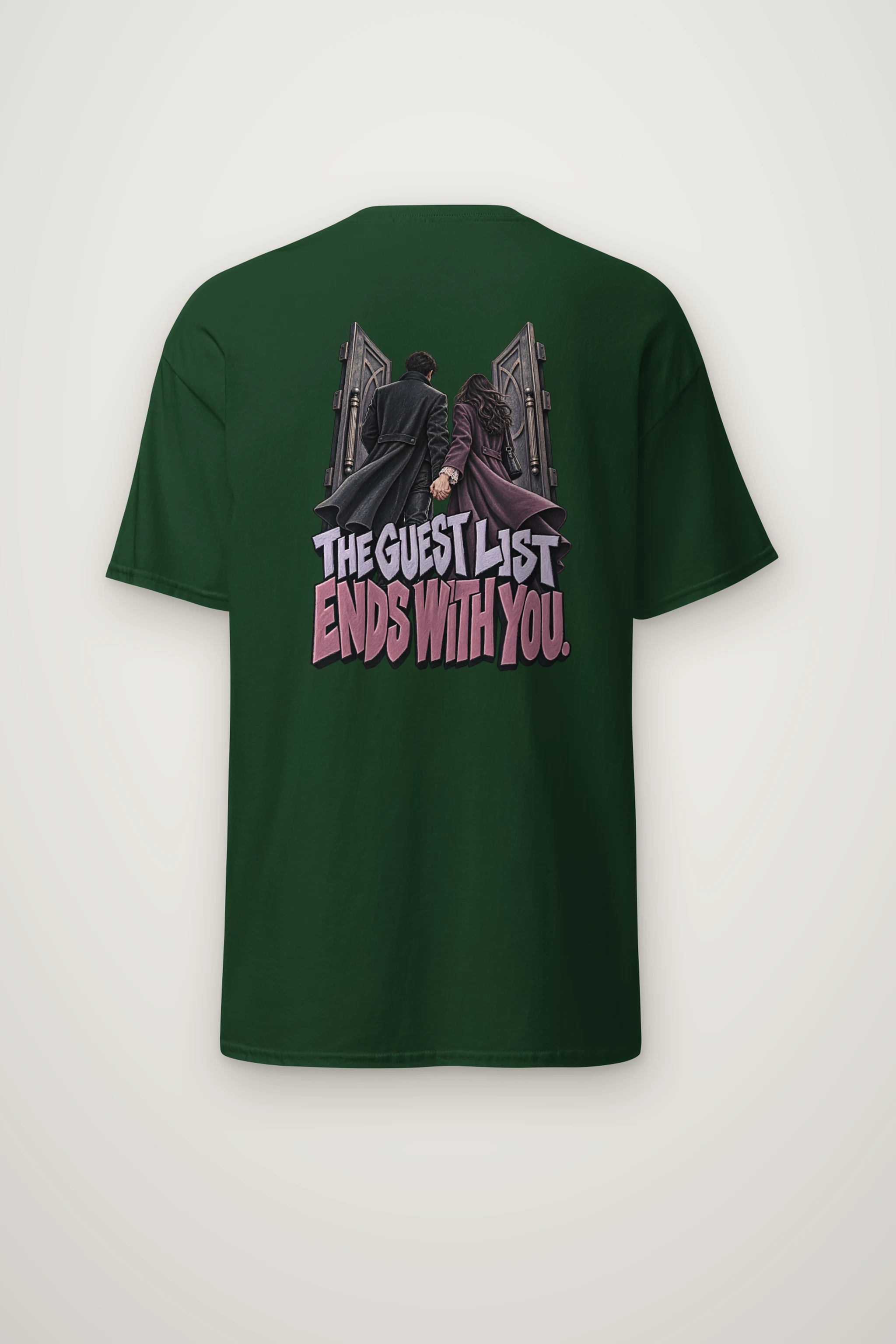 "The Guest List Ends With You" Heavyweight Unisex Crewneck T-shirt