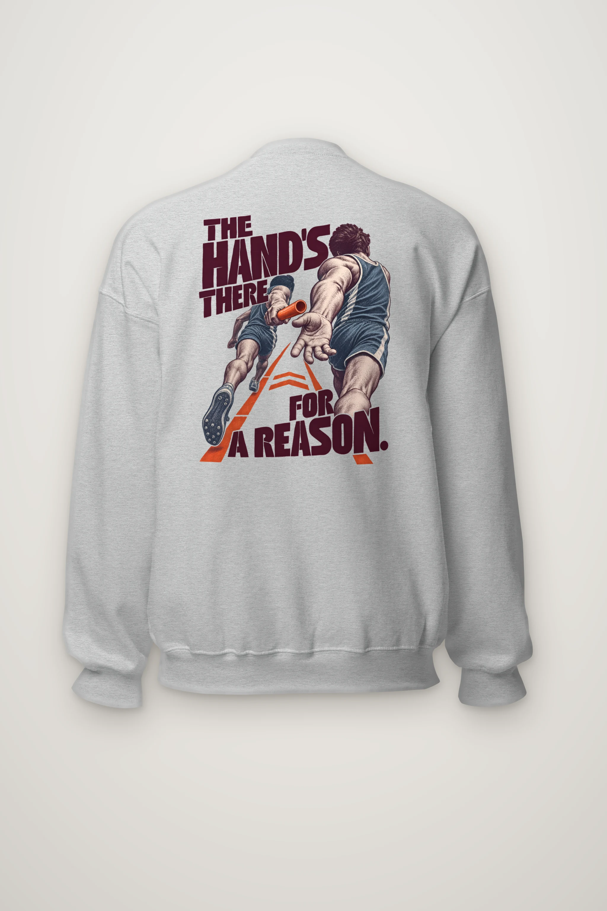 "The Hand's There For A Reason" Heavy Blend Unisex Crewneck Sweatshirt