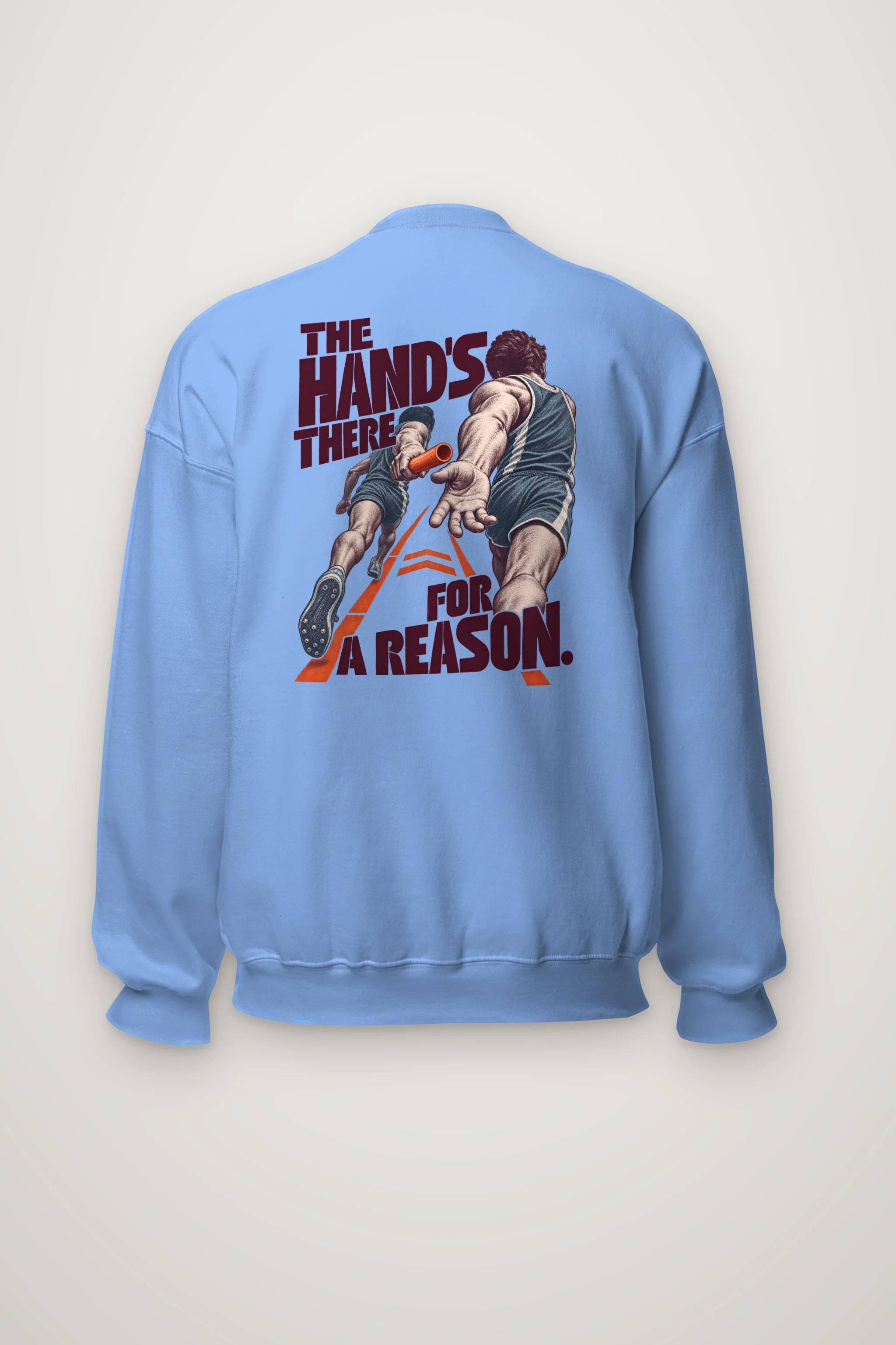 "The Hand's There For A Reason" Heavy Blend Unisex Crewneck Sweatshirt