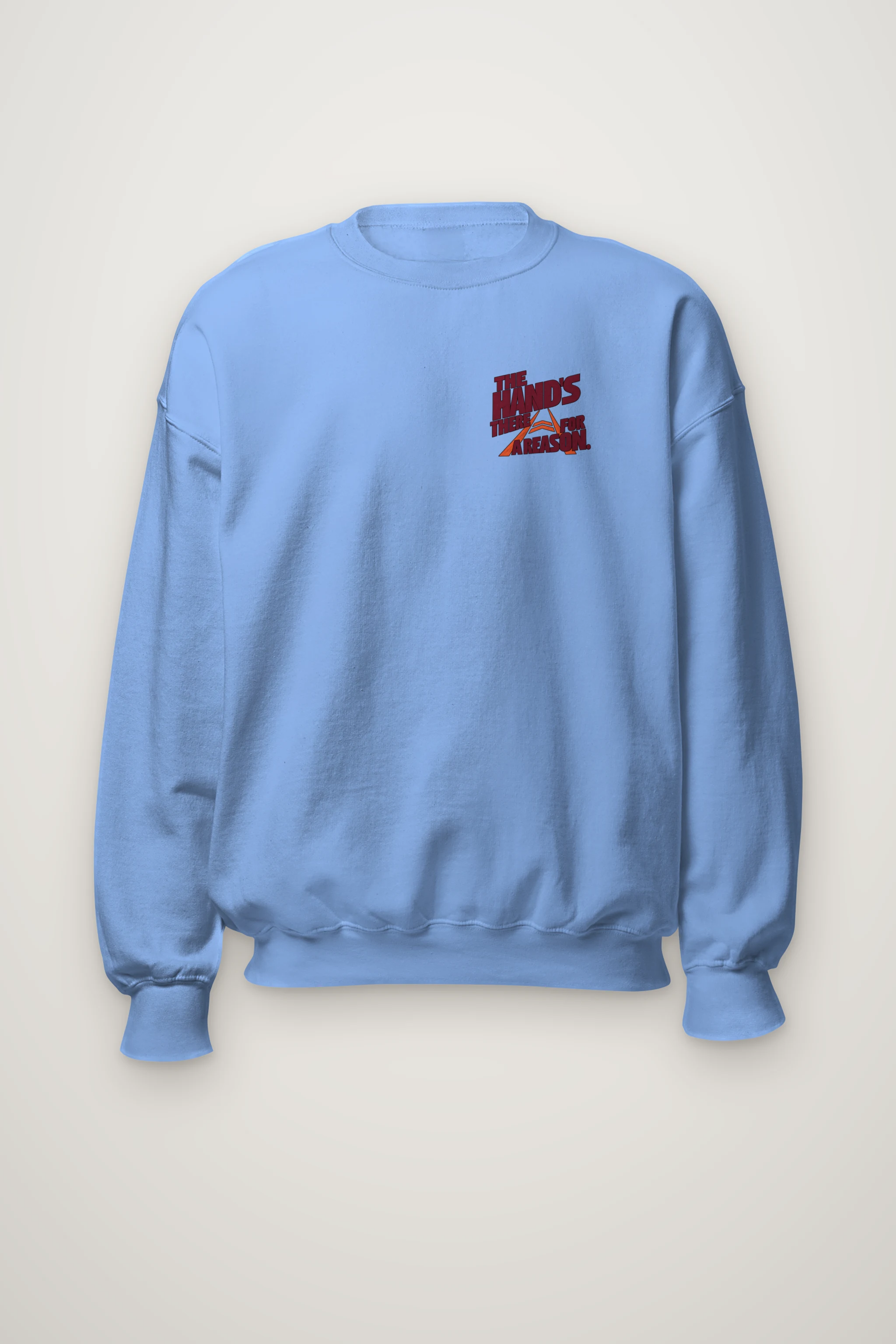 "The Hand's There For A Reason" Heavy Blend Unisex Crewneck Sweatshirt