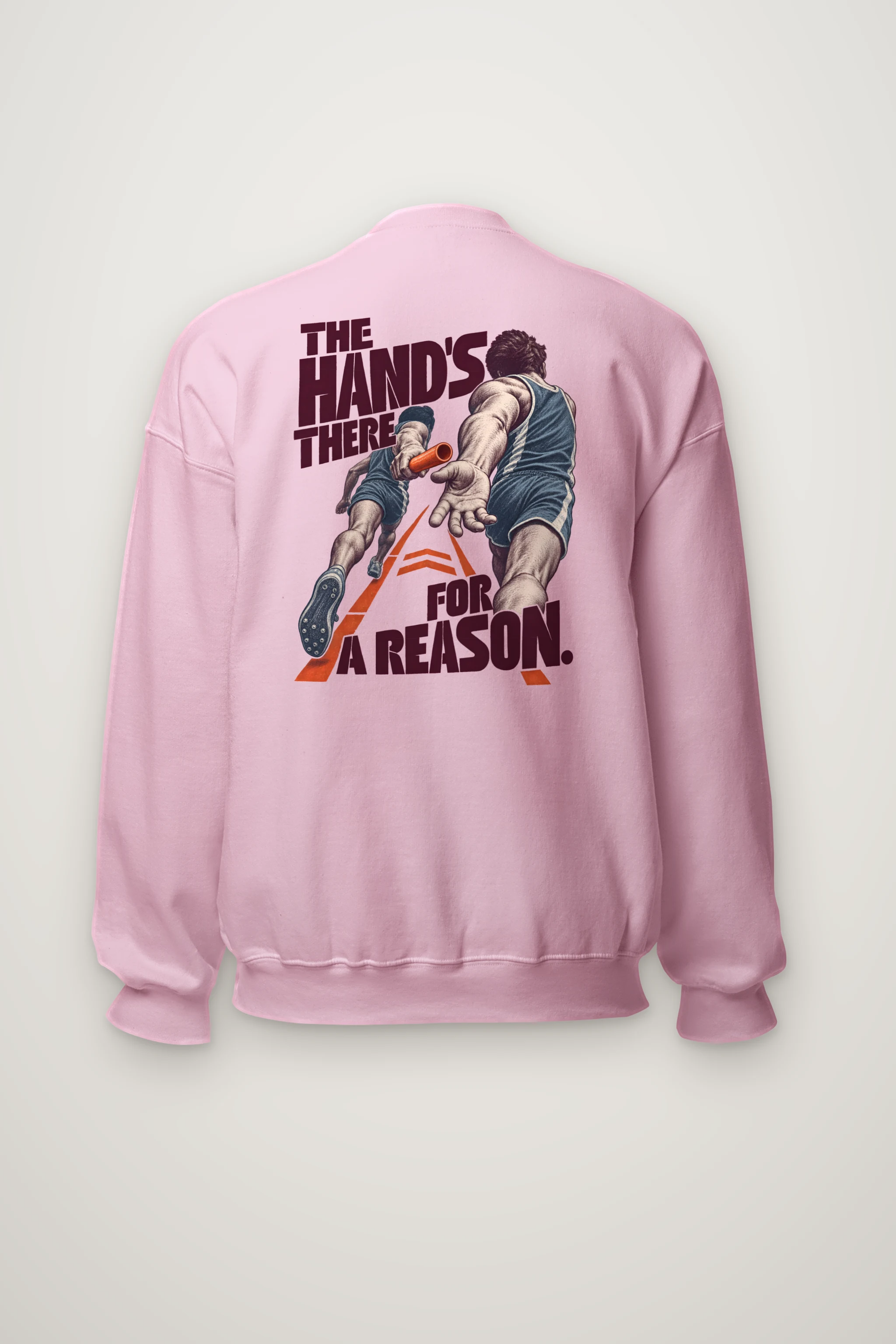 "The Hand's There For A Reason" Heavy Blend Unisex Crewneck Sweatshirt