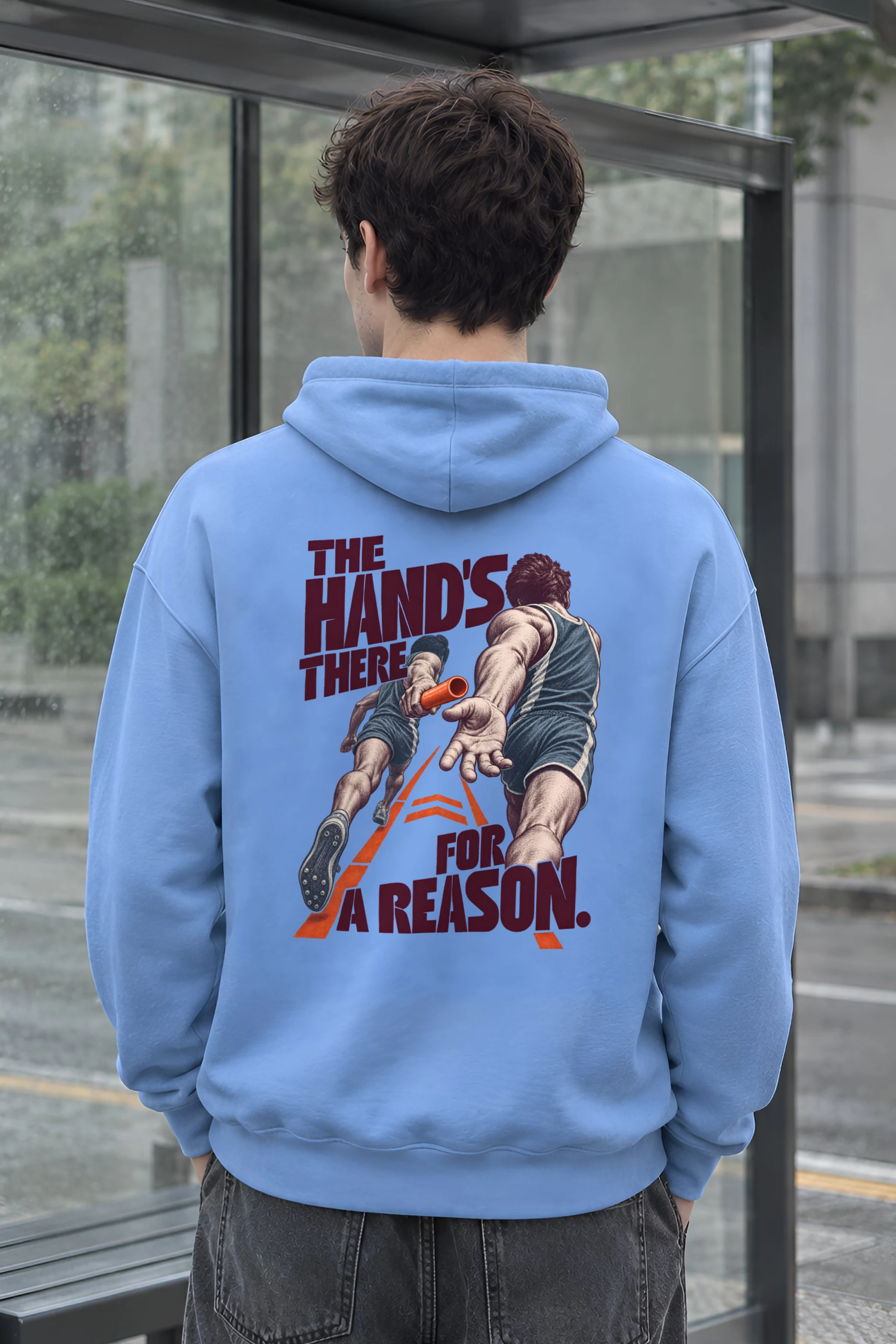 "The Hand's There For A Reason" Heavy Blend Unisex Pullover Hoodie