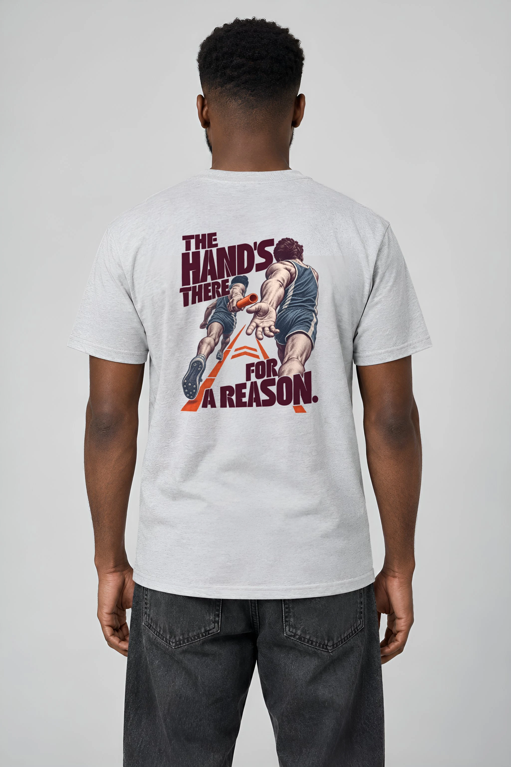 "The Hand's There For A Reason" Heavyweight Unisex Crewneck T-shirt