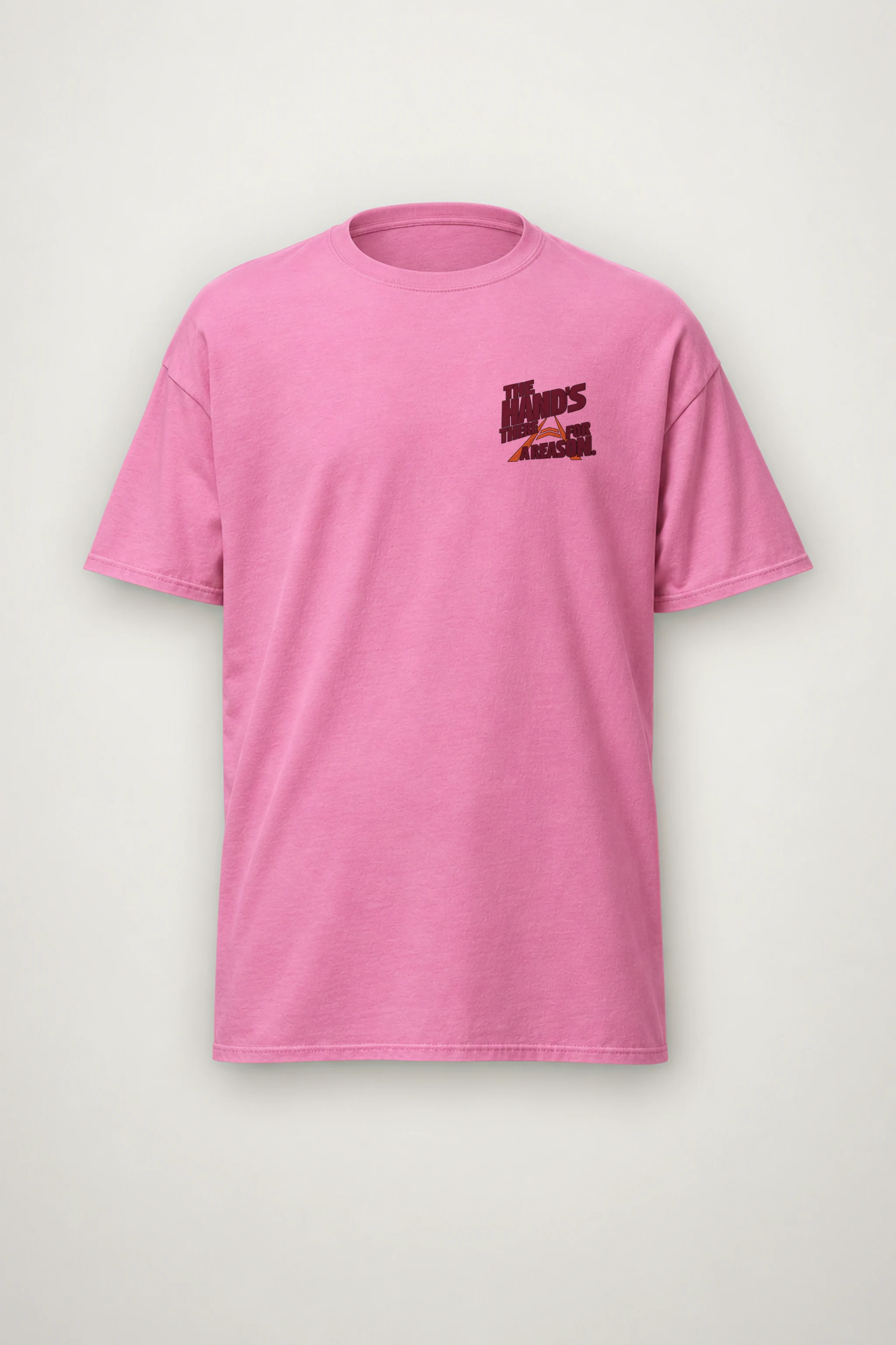 "The Hand's There For A Reason" Heavyweight Unisex Crewneck T-shirt