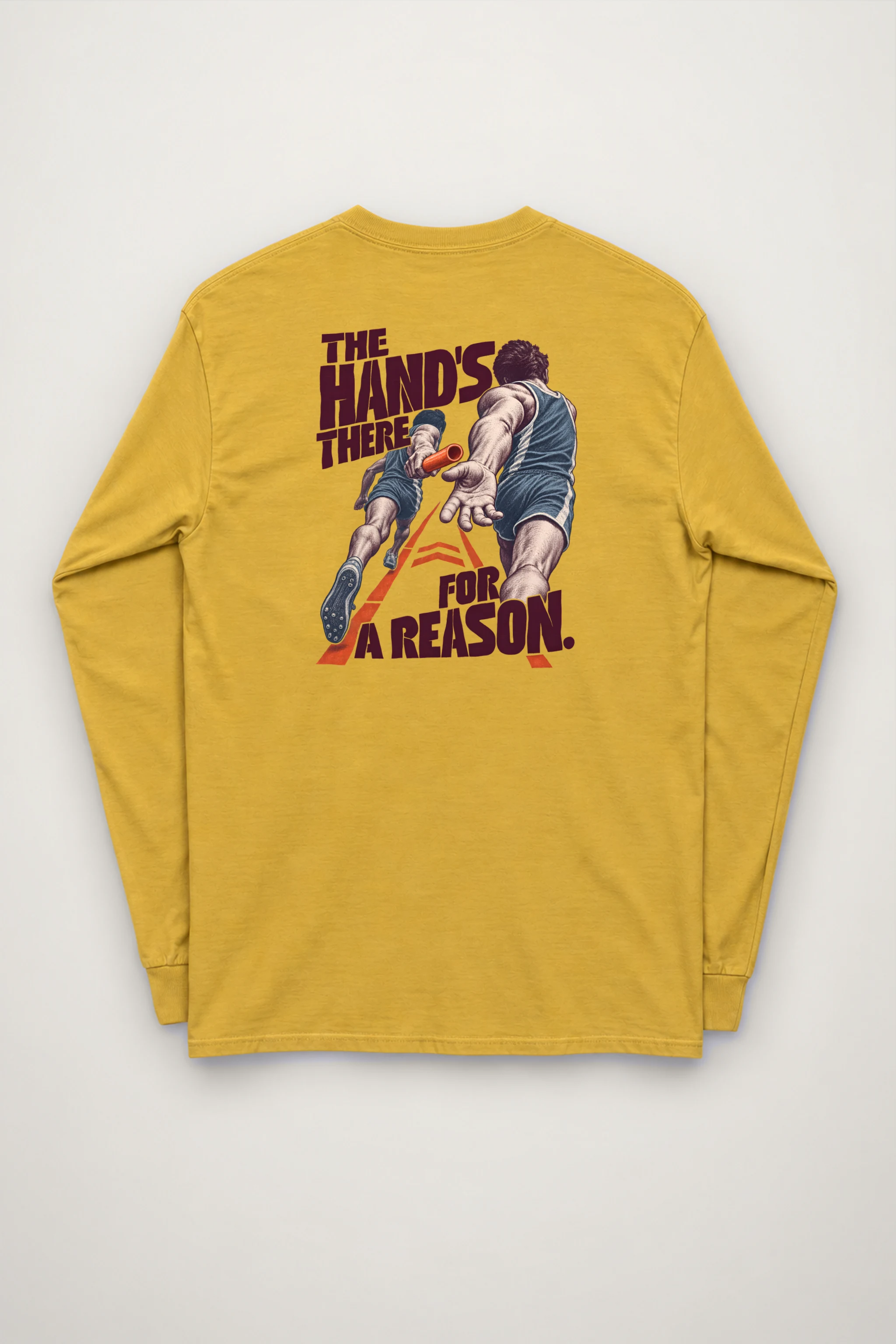 "The Hand's There for a Reason" Unisex Longsleeve T-shirt