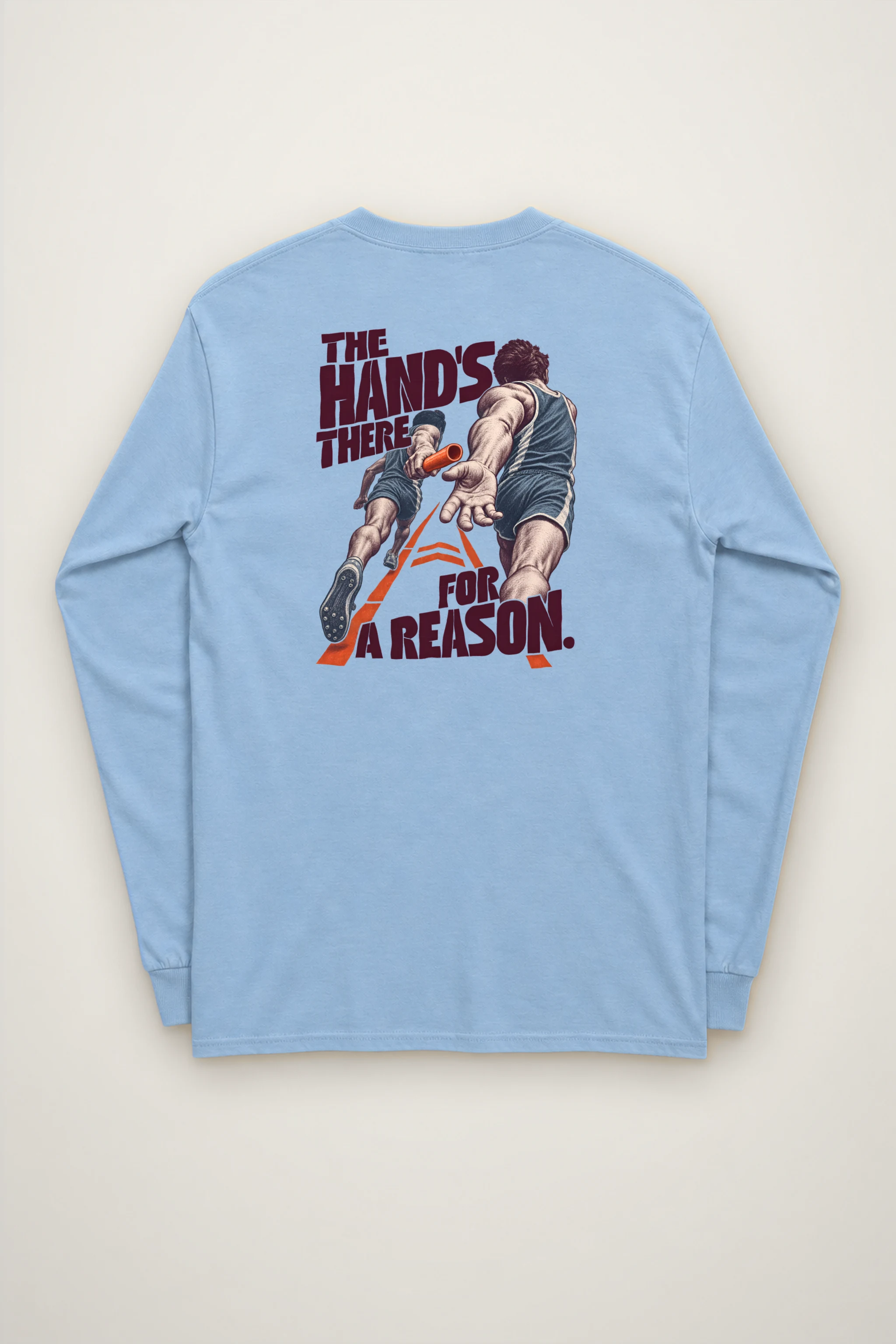 "The Hand's There for a Reason" Unisex Longsleeve T-shirt