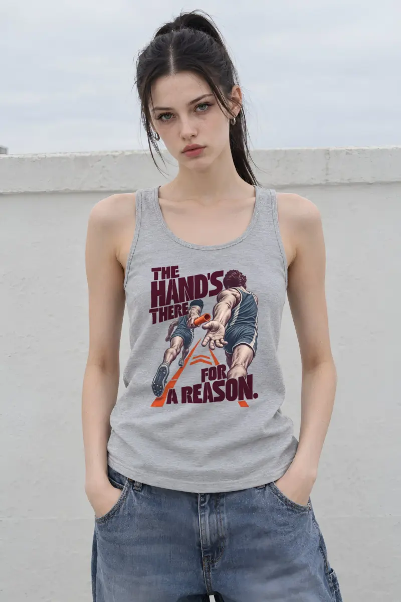 “The Hand’s There” Unisex Jersey Tank
