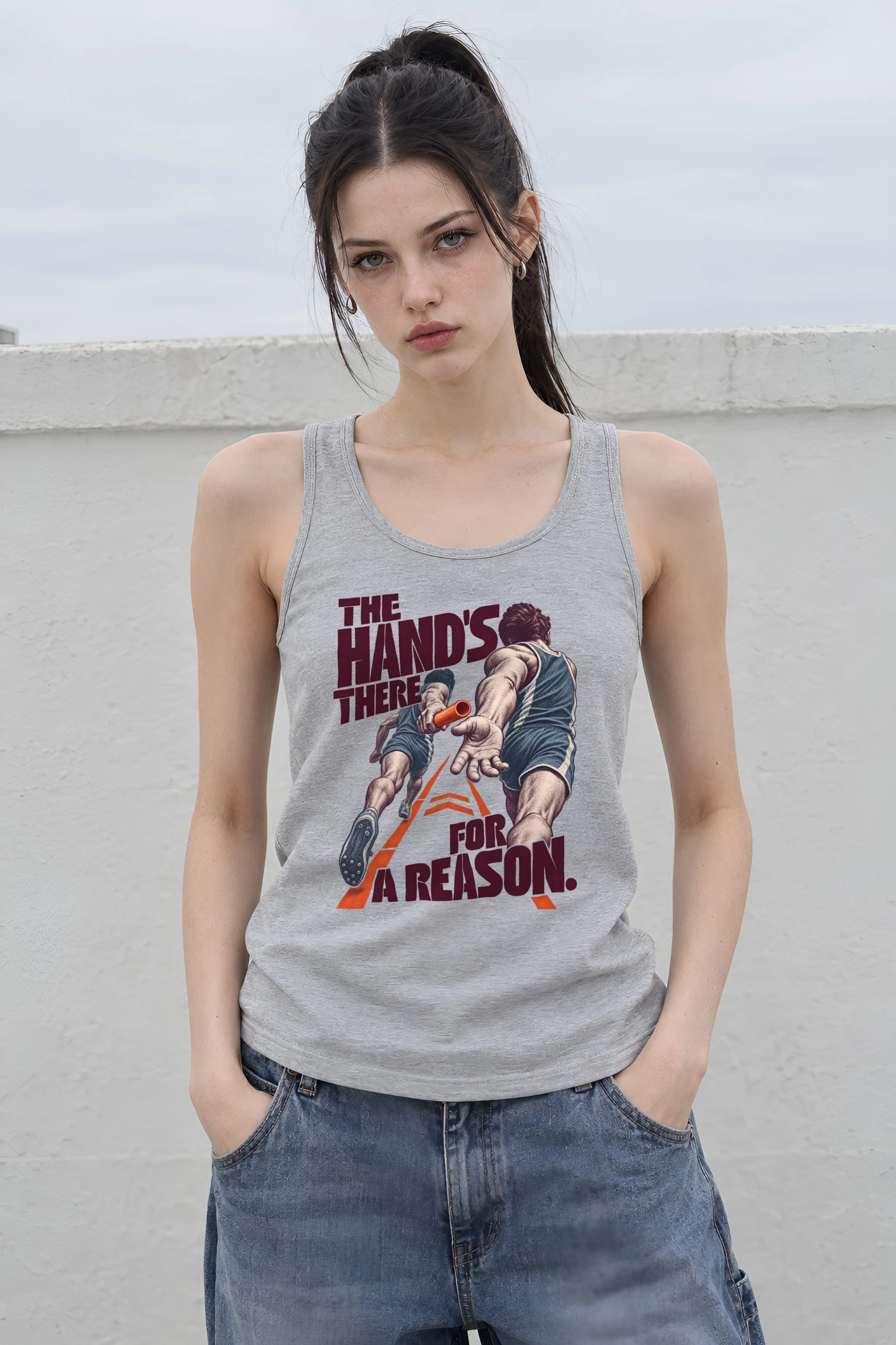 "The Hand's There" Unisex Jersey Tank