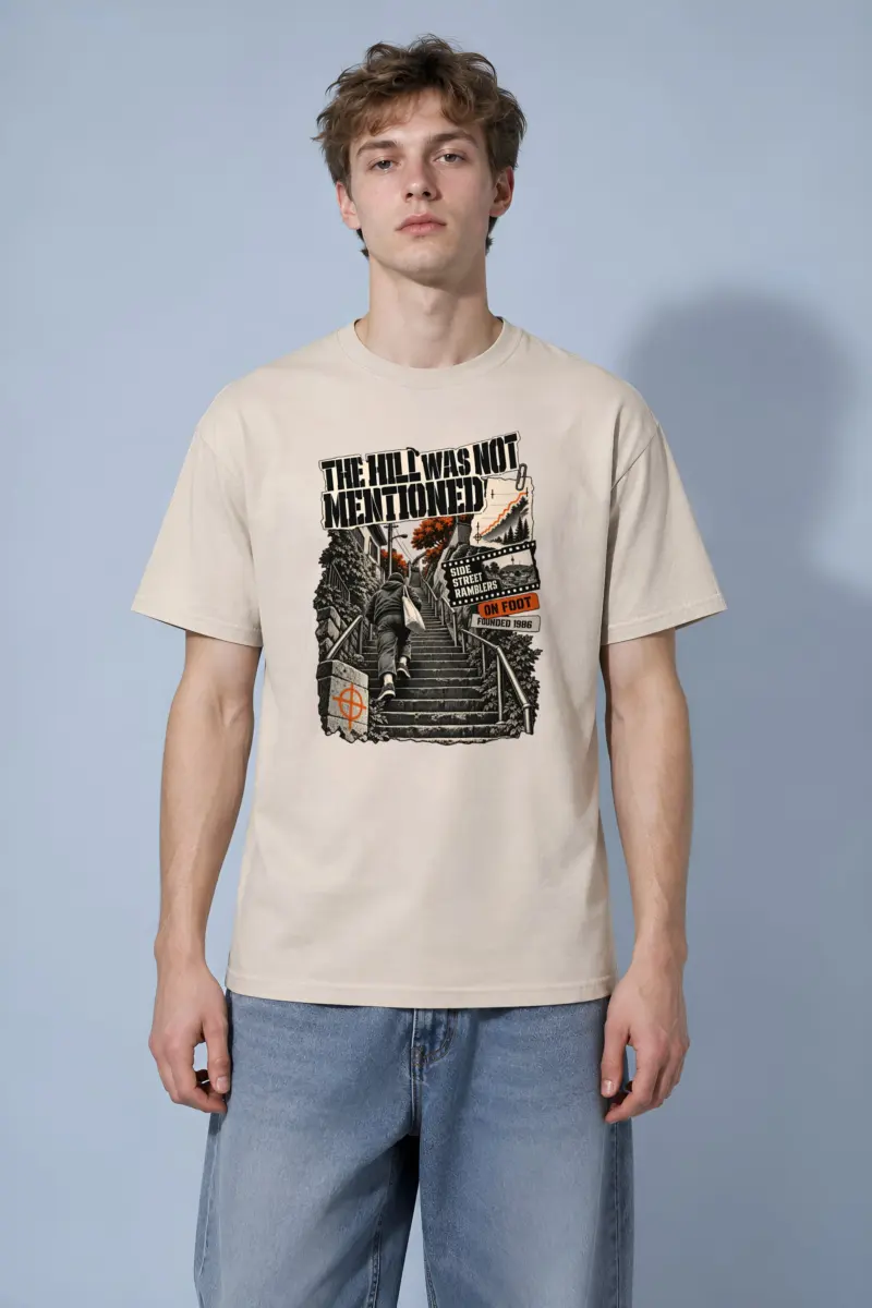 "THE HILL WAS NOT MENTIONED" Heavyweight Unisex Crewneck T-shirt