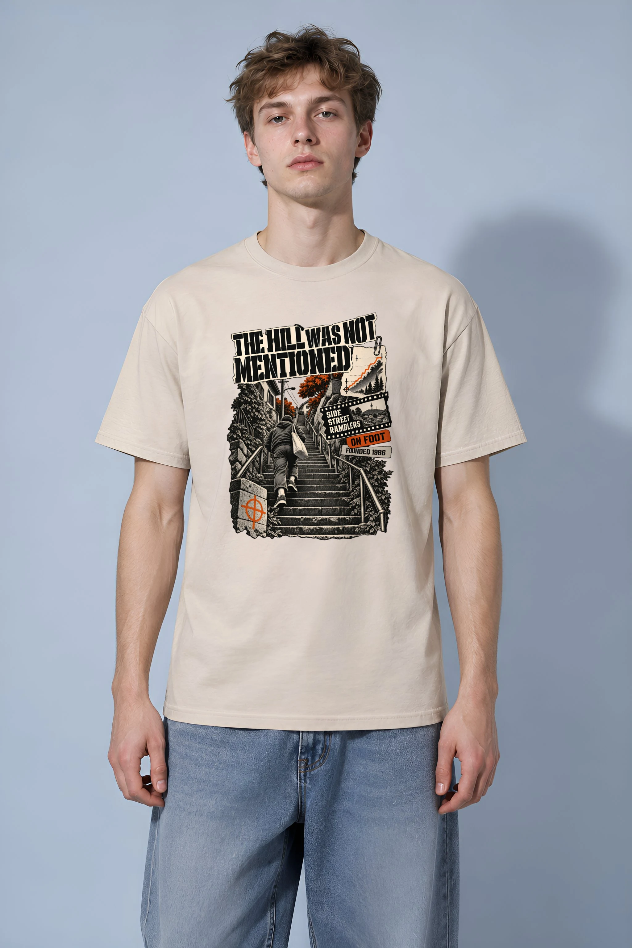 "THE HILL WAS NOT MENTIONED" Heavyweight Unisex Crewneck T-shirt