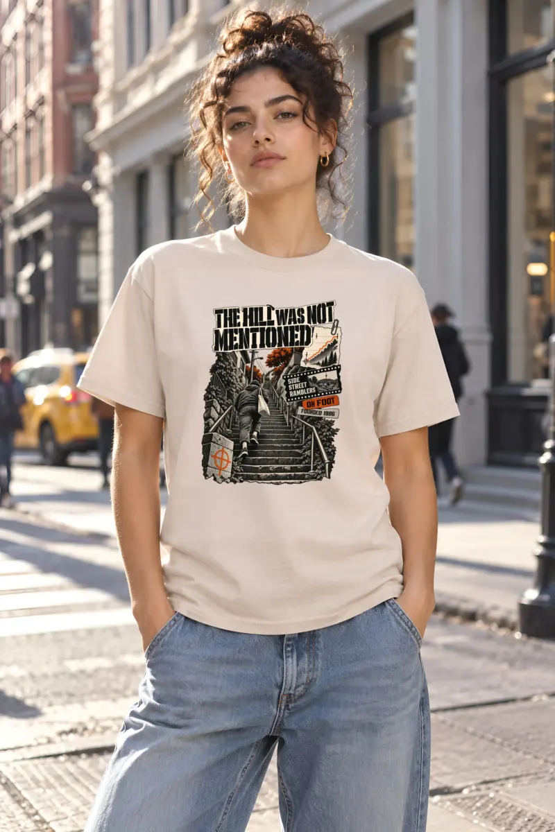 "THE HILL WAS NOT MENTIONED" Heavyweight Unisex Crewneck T-shirt