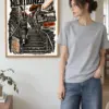 "The Hill Was Not Mentioned" Premium Wooden Framed Poster