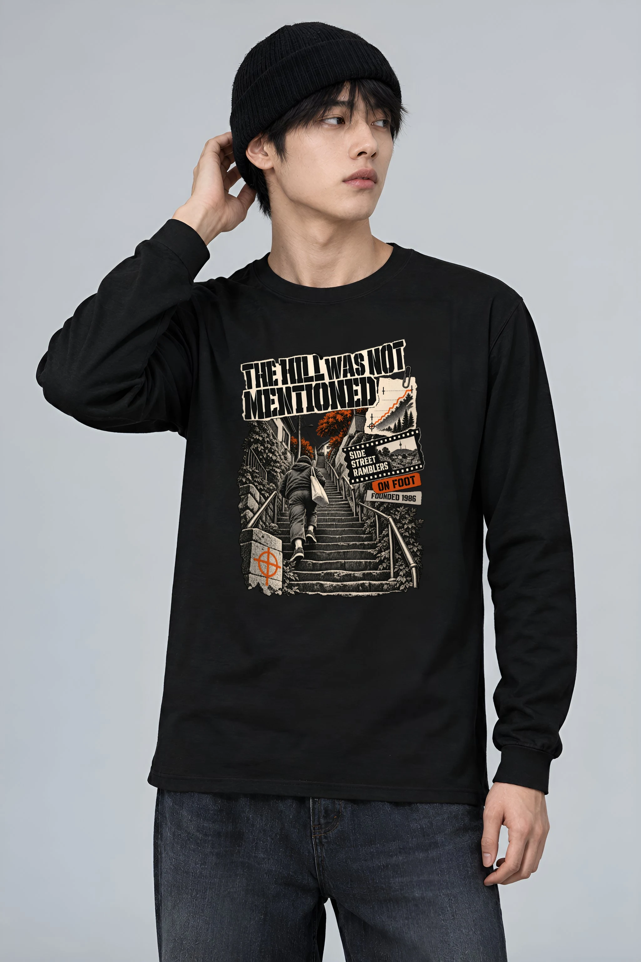 "The Hill Was Not Mentioned" Unisex Longsleeve T-shirt