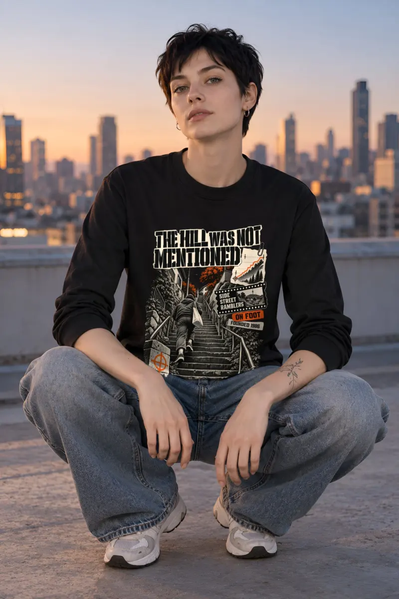 "The Hill Was Not Mentioned" Unisex Longsleeve T-shirt