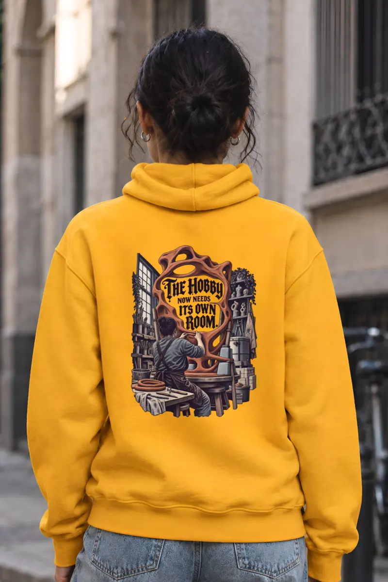 "The Hobby Now Needs Its Own Room" Heavy Blend Unisex Pullover Hoodie