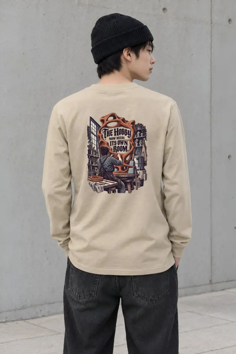 “The Hobby Now Needs Its Own Room” Unisex Longsleeve T-shirt