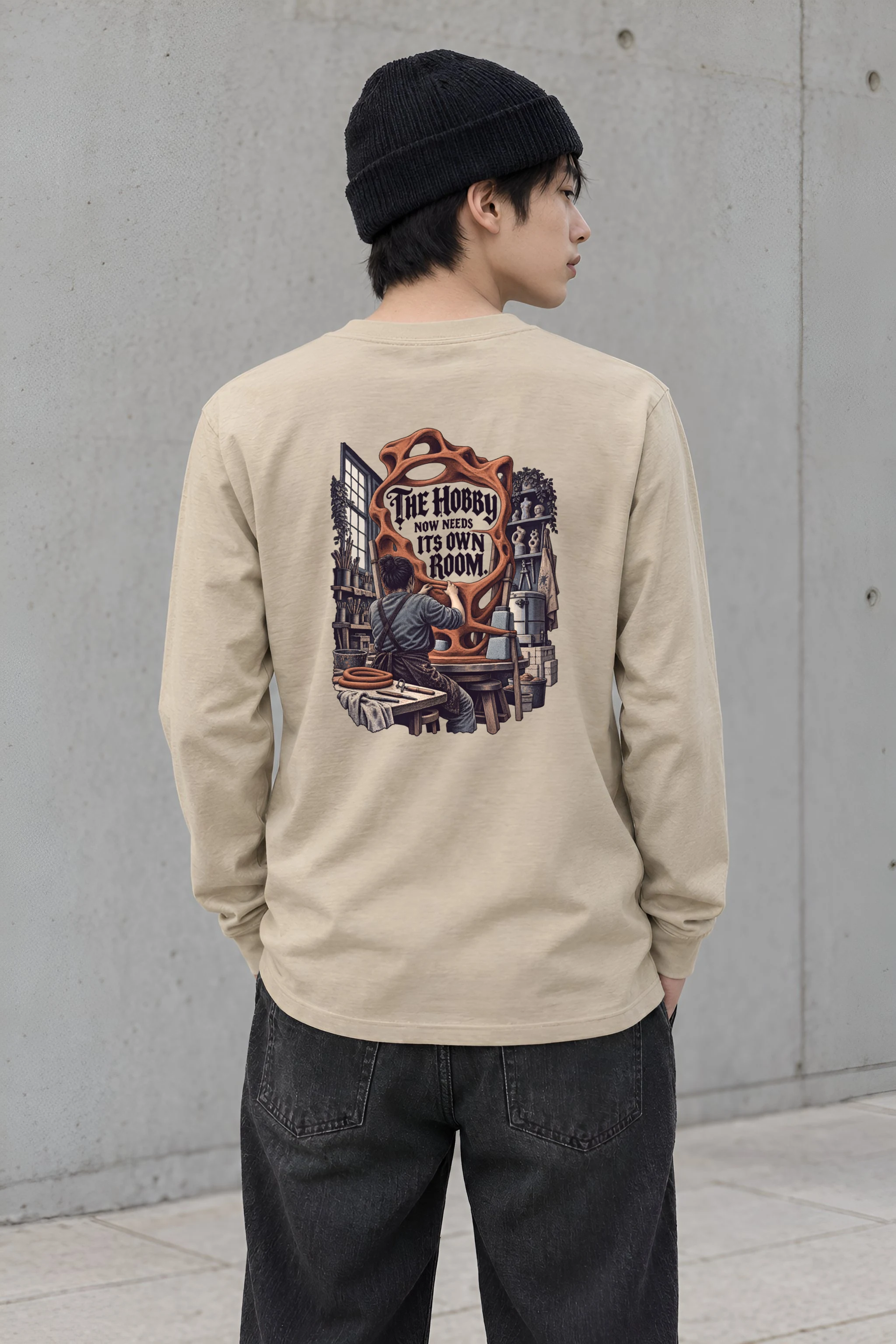 "The Hobby Now Needs Its Own Room" Unisex Longsleeve T-shirt