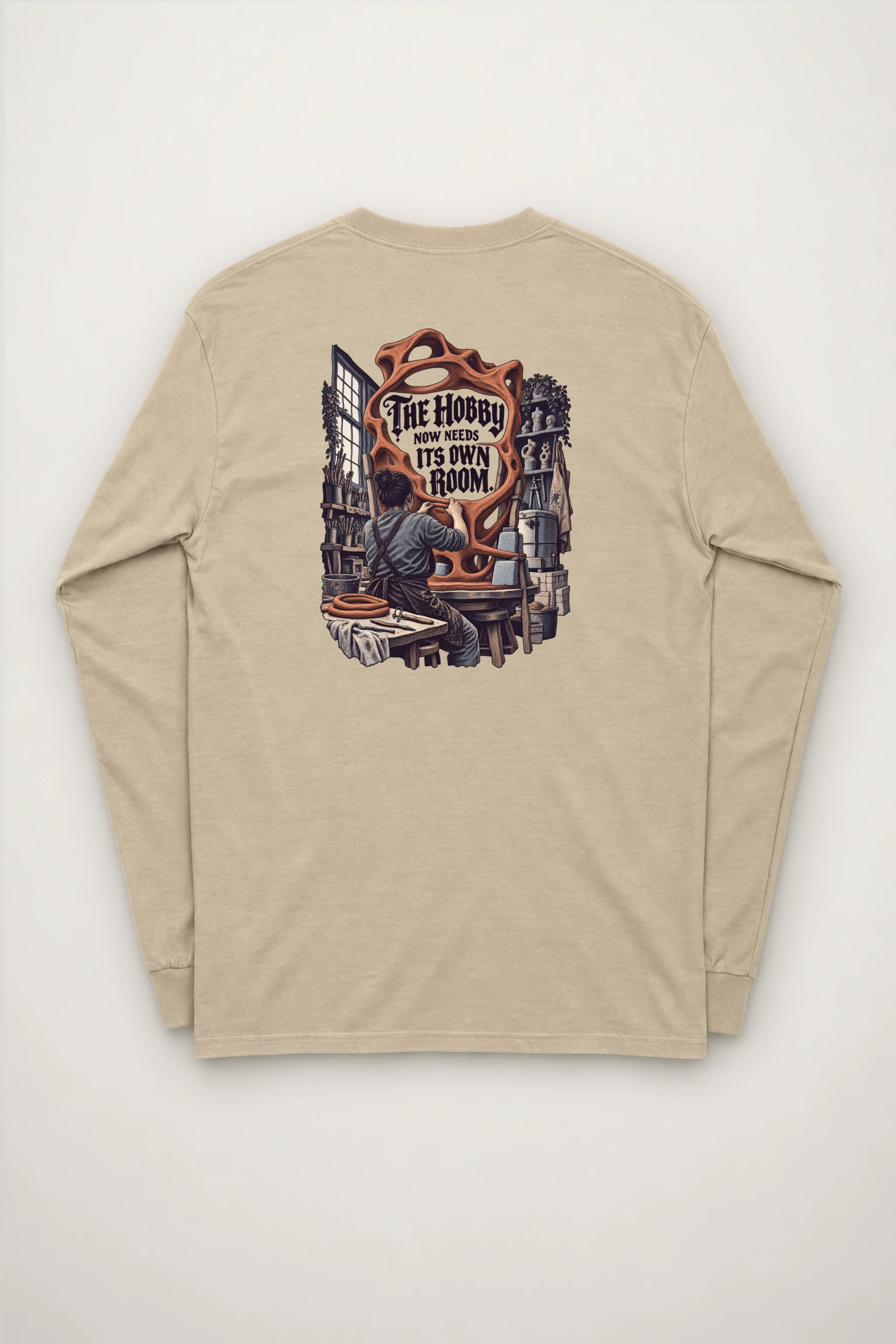 "The Hobby Now Needs Its Own Room" Unisex Longsleeve T-shirt