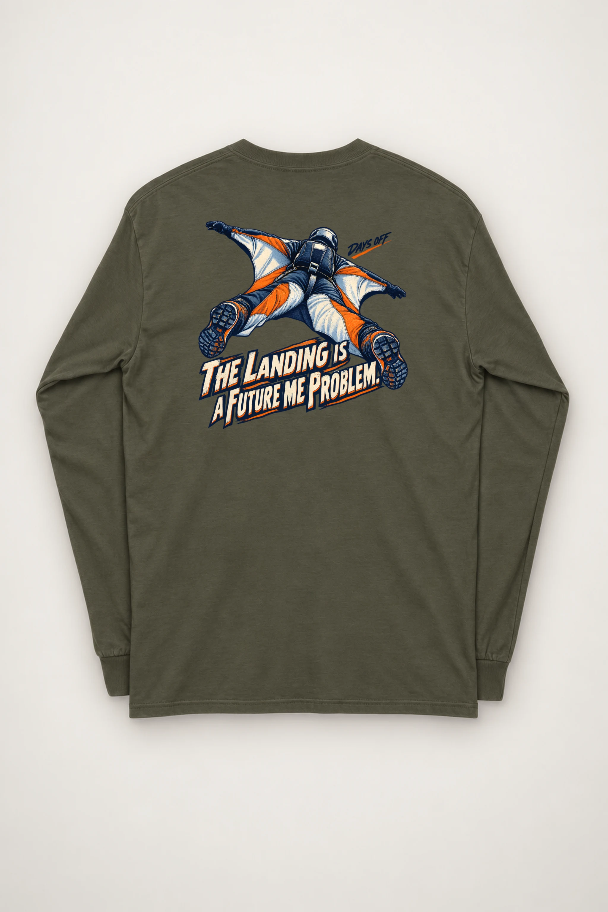 "The Landing Is a Future Me Problem" Unisex Longsleeve T-shirt