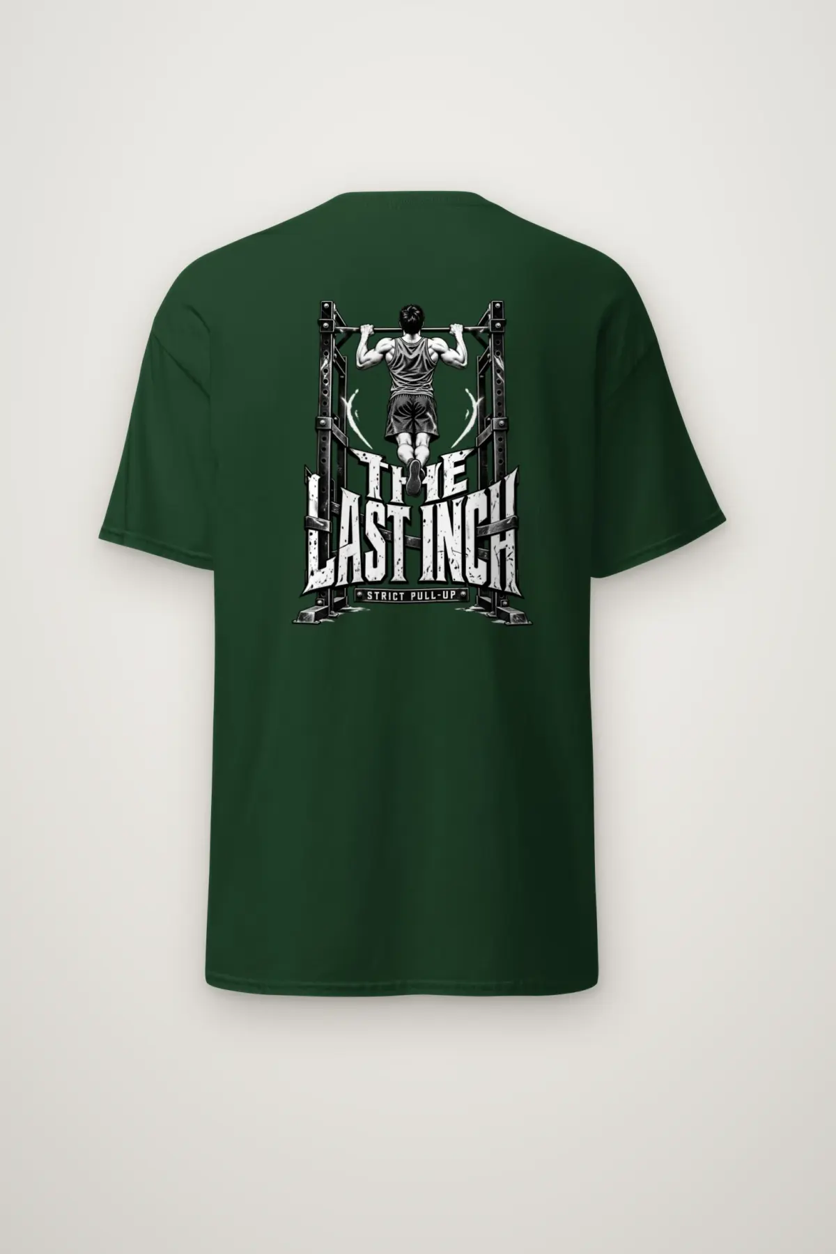 "The Last Inch Strict Pull-Up" Heavyweight Unisex Crewneck T-shirt
