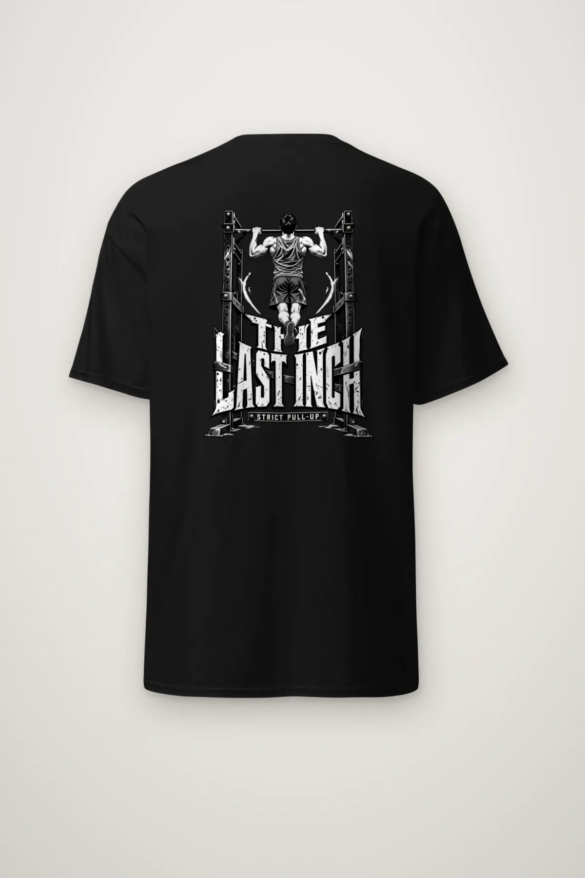 "The Last Inch Strict Pull-Up" Heavyweight Unisex Crewneck T-shirt