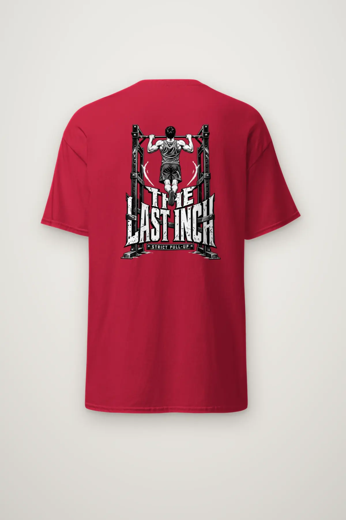 "The Last Inch Strict Pull-Up" Heavyweight Unisex Crewneck T-shirt
