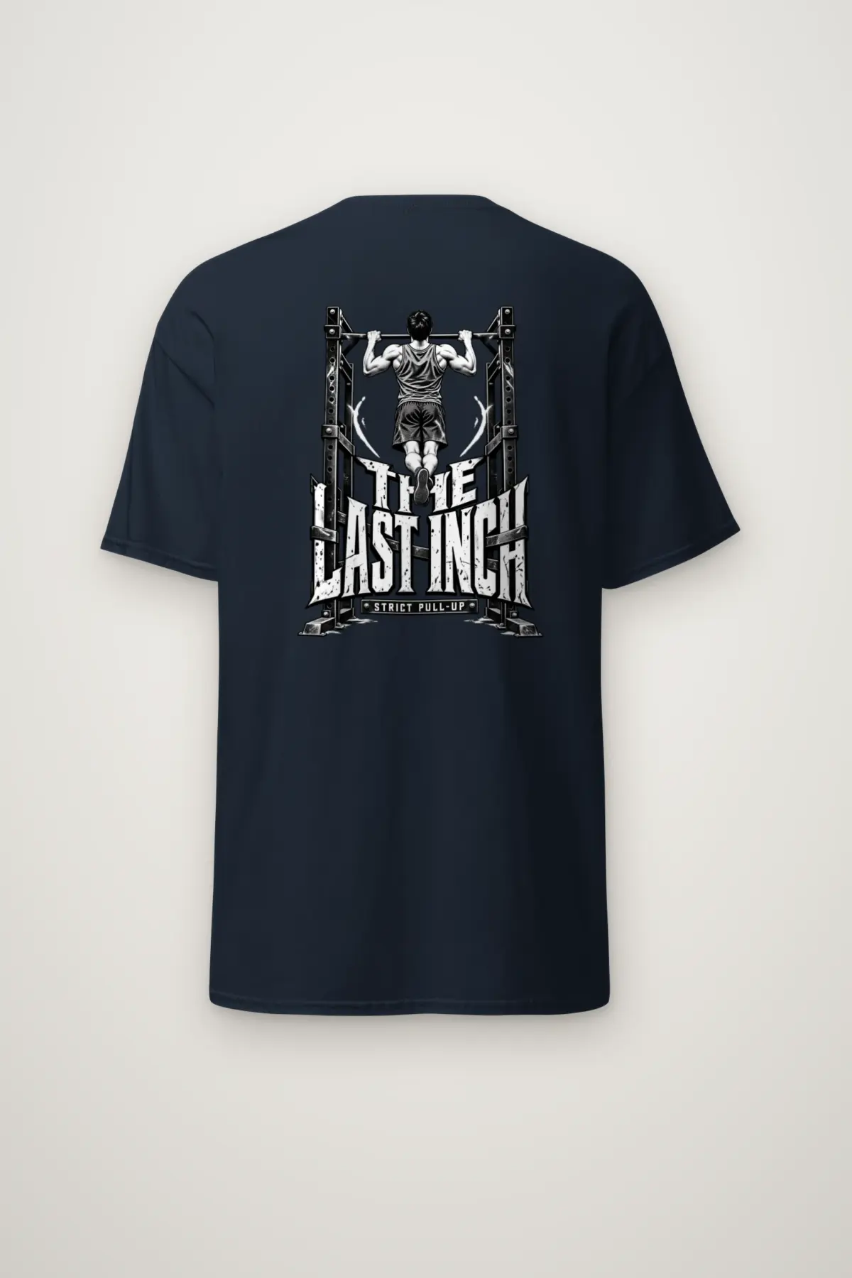 "The Last Inch Strict Pull-Up" Heavyweight Unisex Crewneck T-shirt