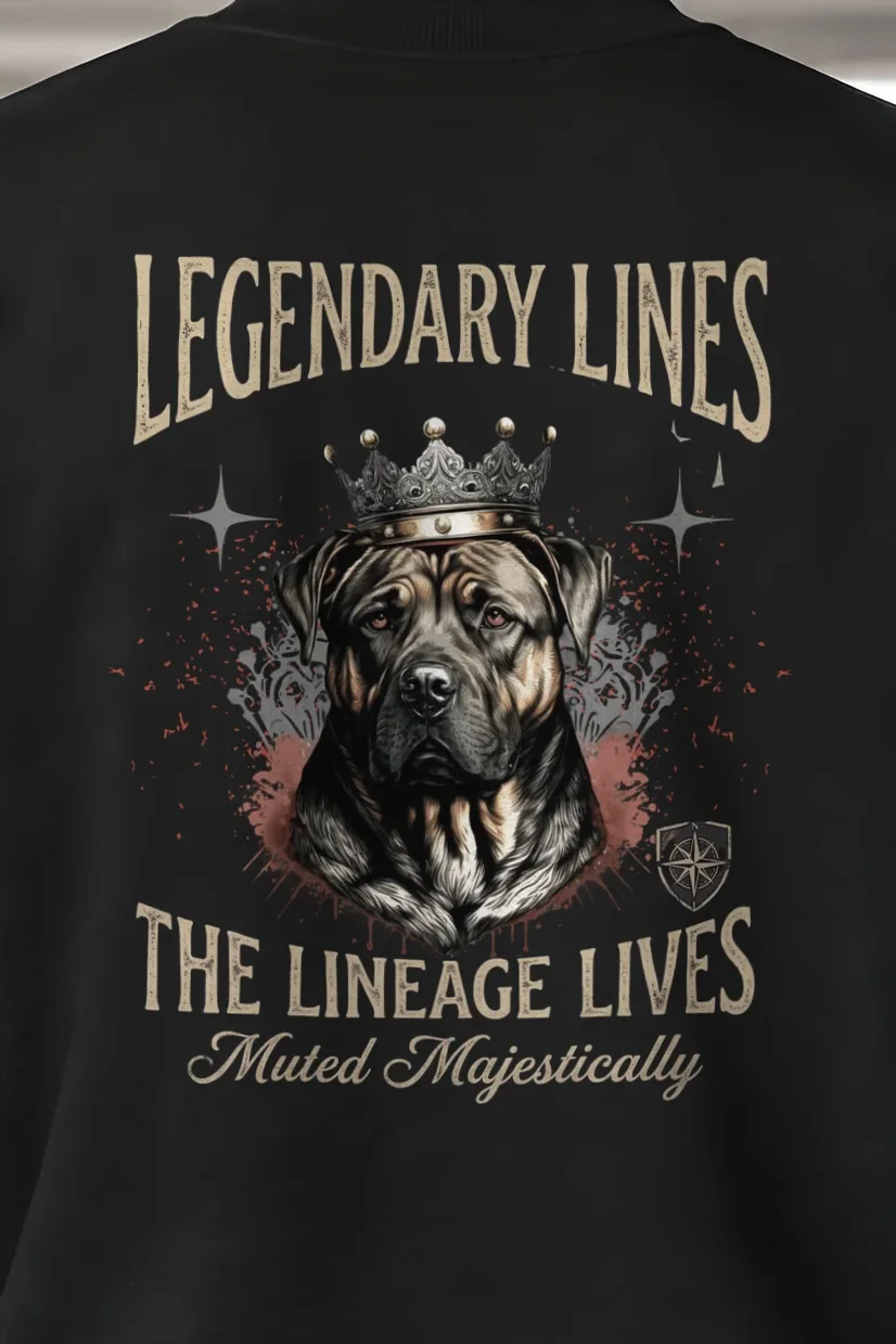 "The Lineage Lives" 1 Crewneck Sweatshirt - the graphic up close