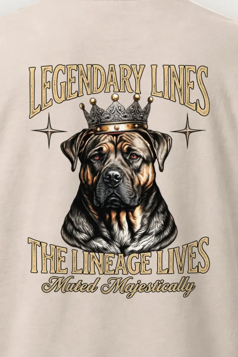 "The Lineage Lives" Heavyweight Unisex Crewneck T-shirt
