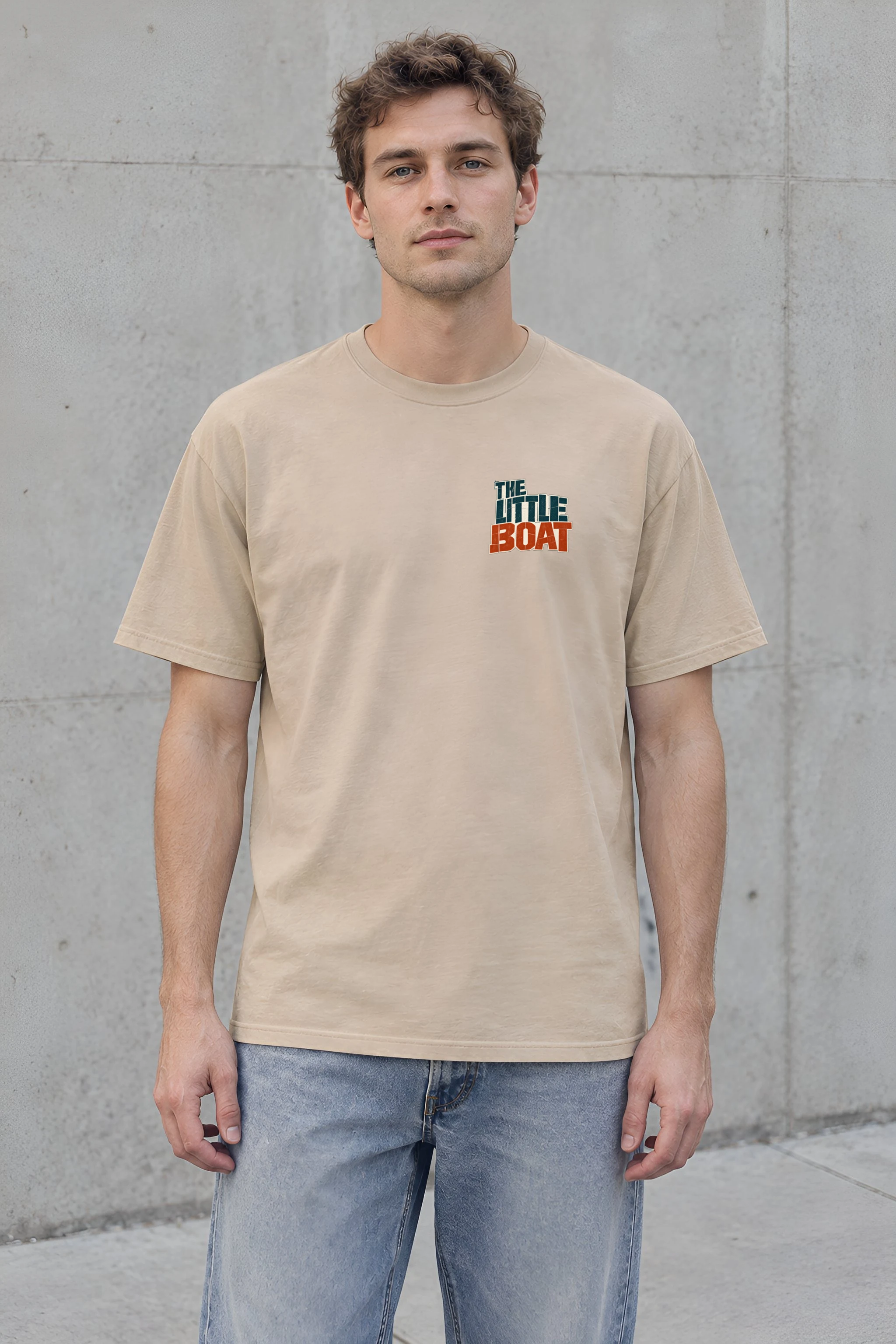"The Little Boat Makes the Decisions" Heavyweight Unisex Crewneck T-shirt