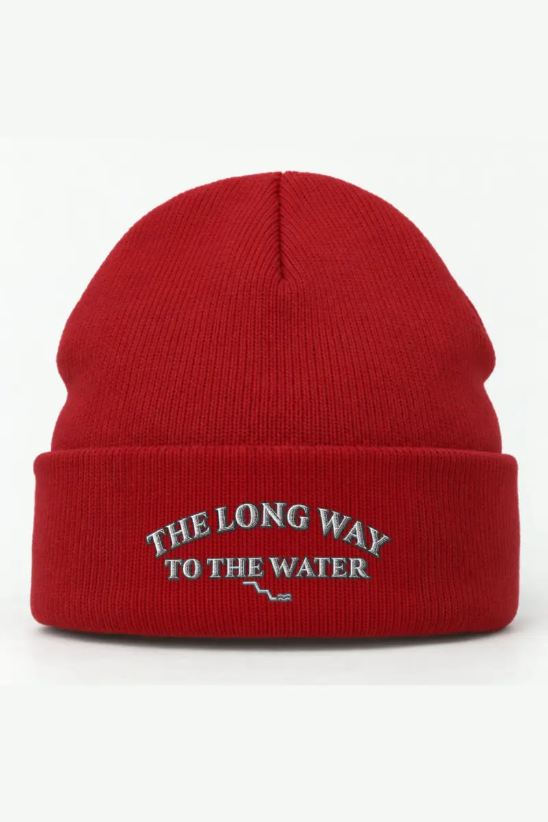 "The Long Way to the Water" Cuffed Beanie · Embroidered