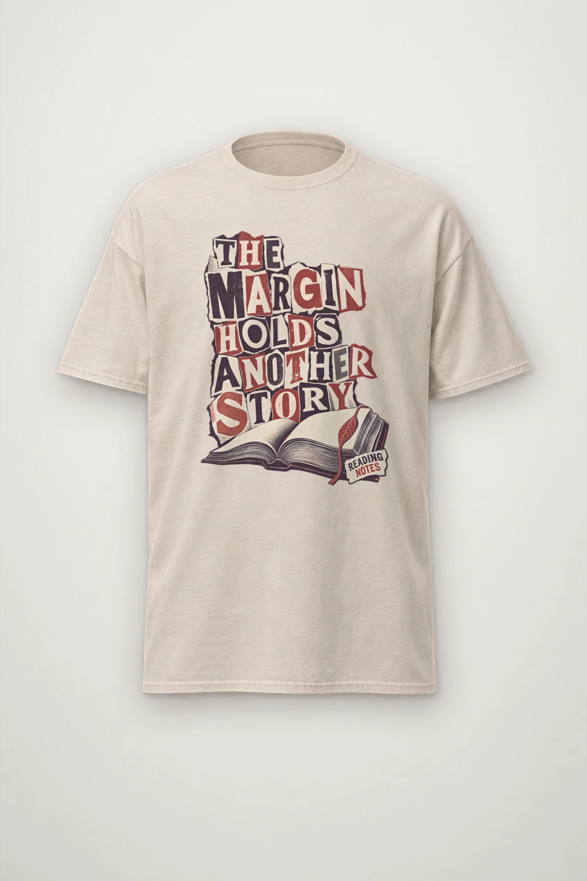 "THE MARGIN HOLDS ANOTHER STORY" Heavyweight Unisex Crewneck T-shirt