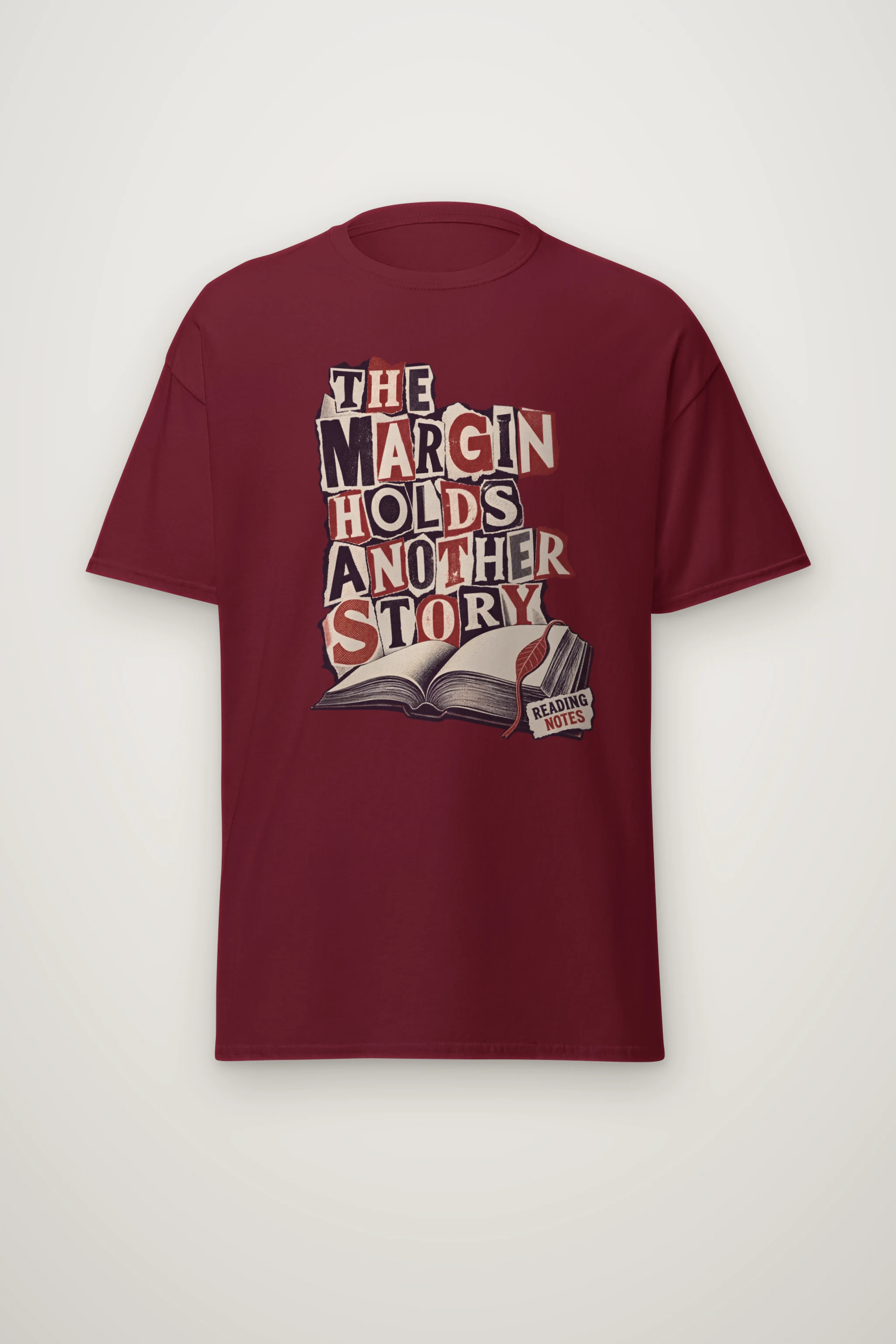 "THE MARGIN HOLDS ANOTHER STORY" Heavyweight Unisex Crewneck T-shirt