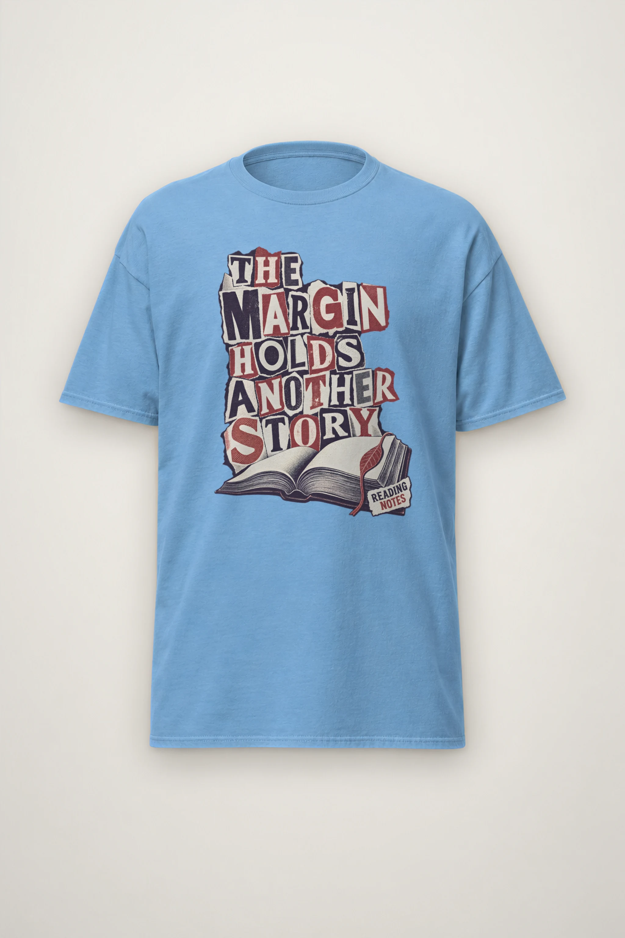 "THE MARGIN HOLDS ANOTHER STORY" Heavyweight Unisex Crewneck T-shirt