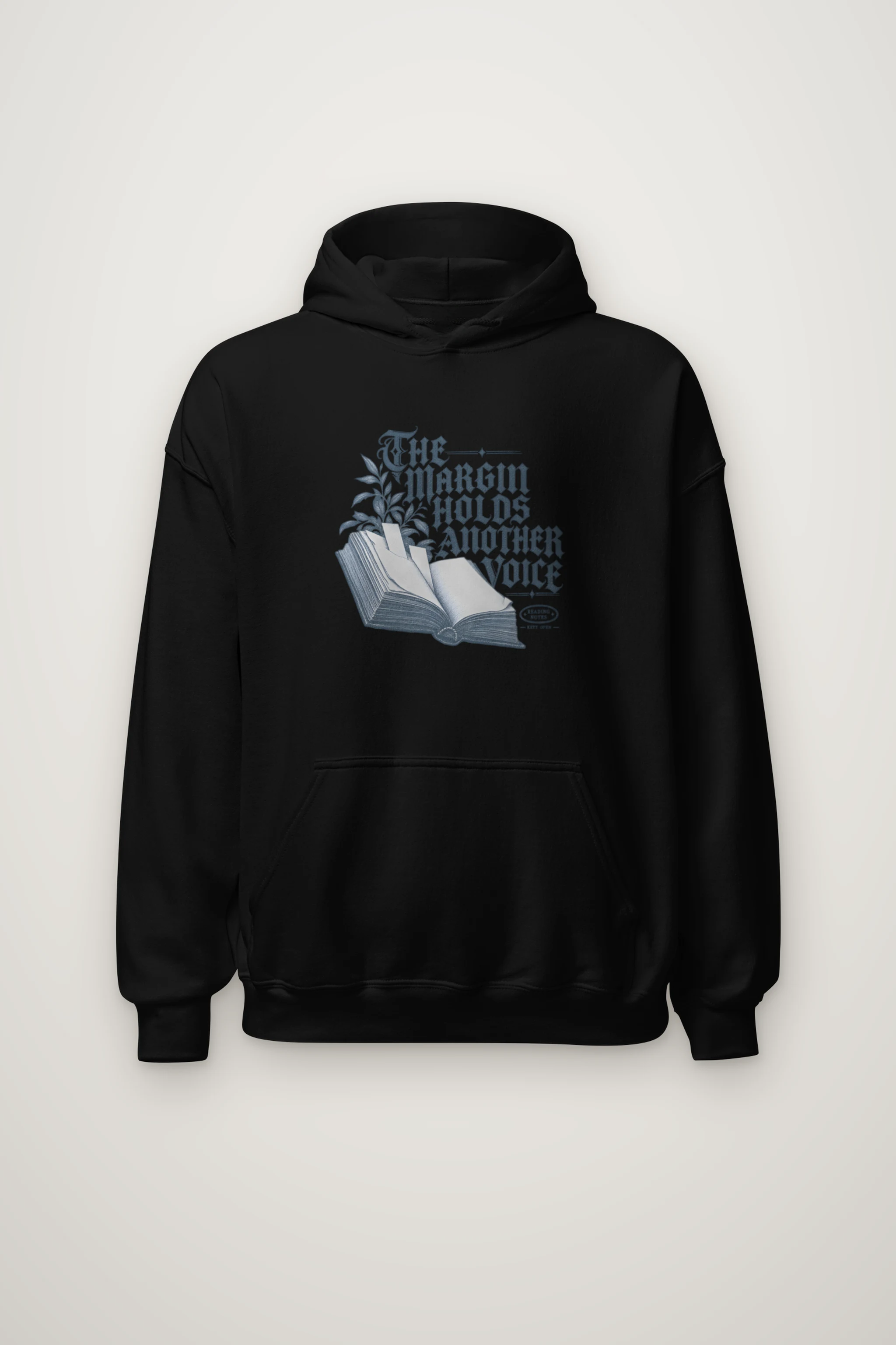 "The Margin Holds Another Voice" Heavy Blend Unisex Pullover Hoodie