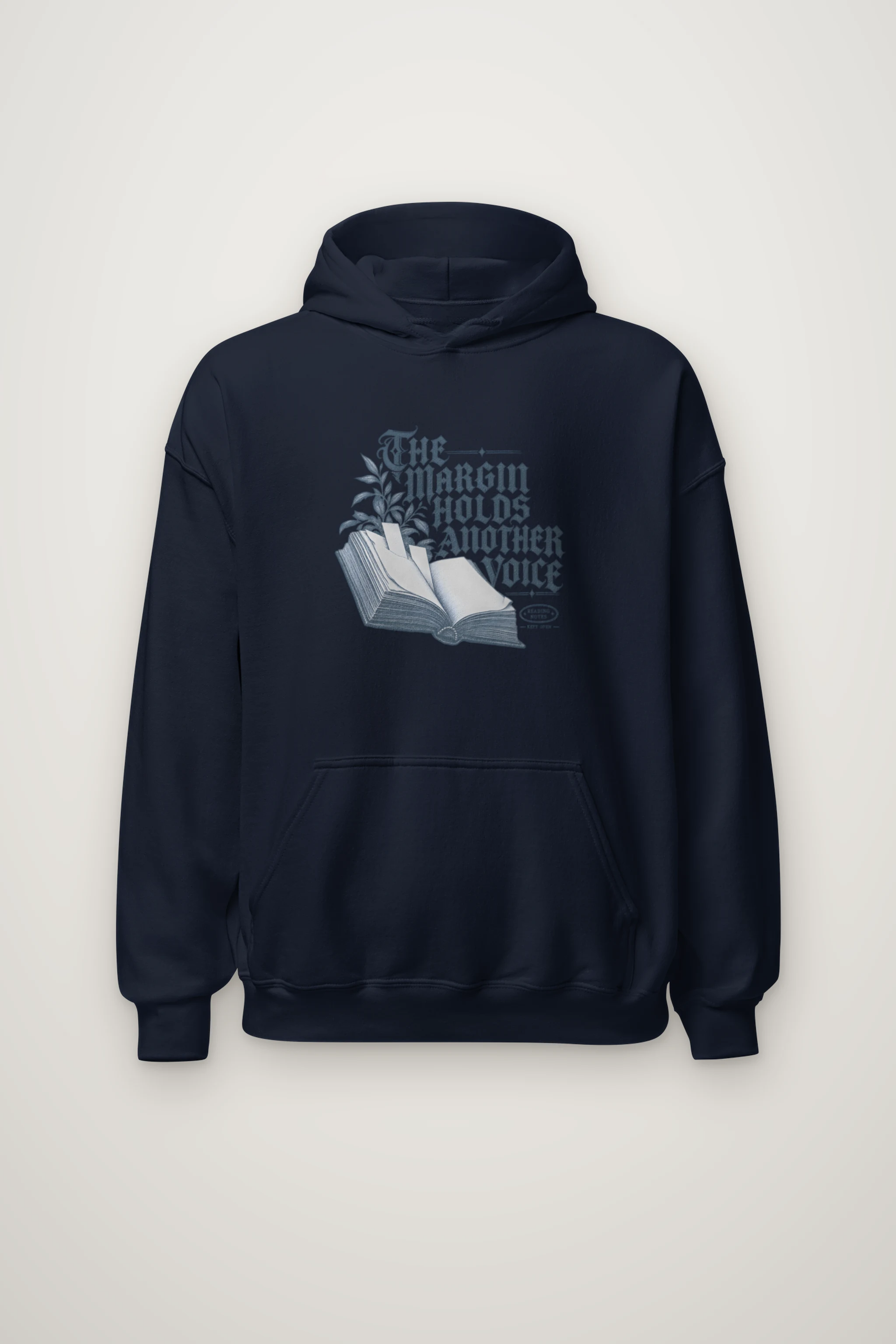 "The Margin Holds Another Voice" Heavy Blend Unisex Pullover Hoodie